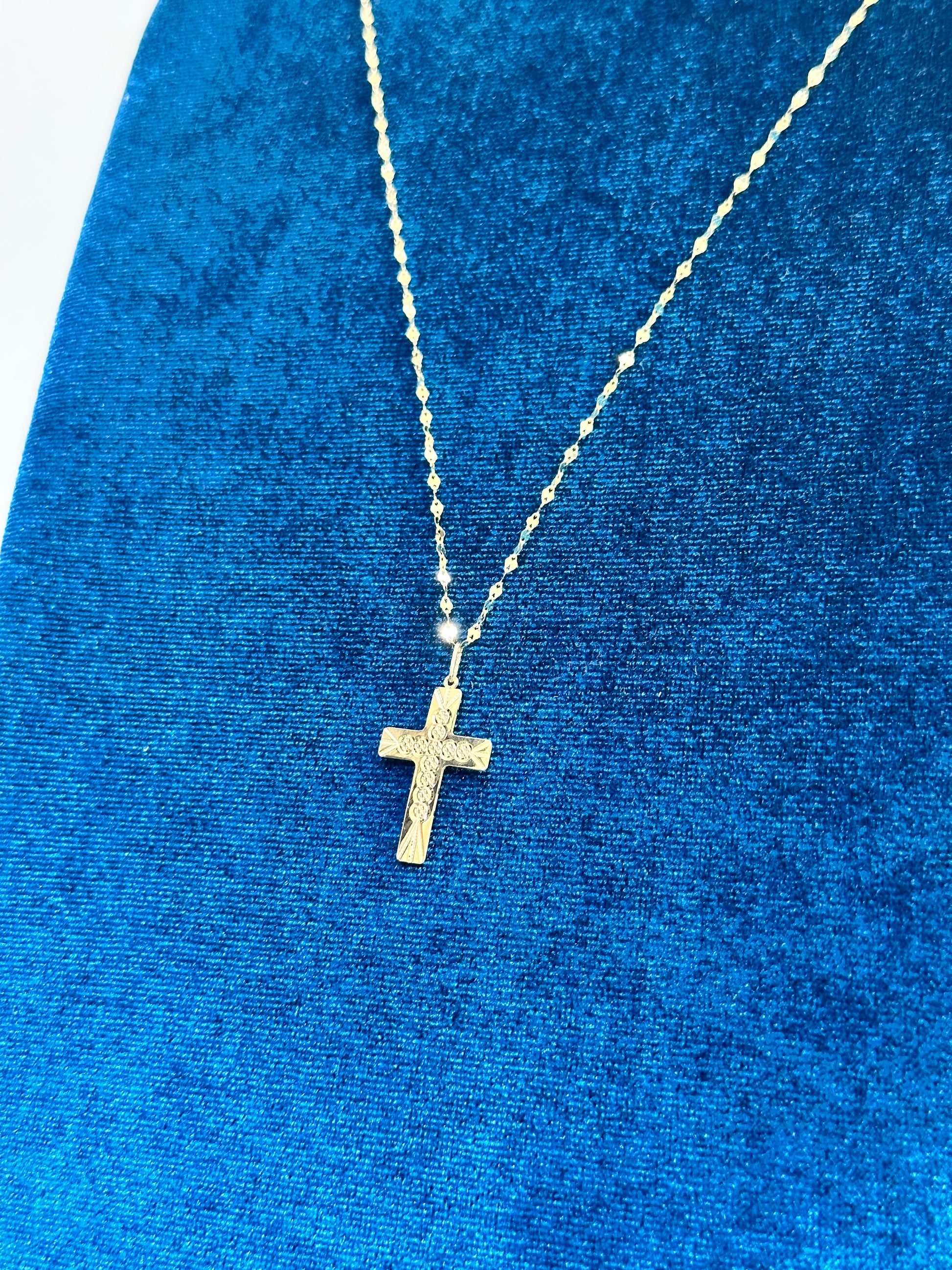 COLLANA CON CROCE ORO 18KT