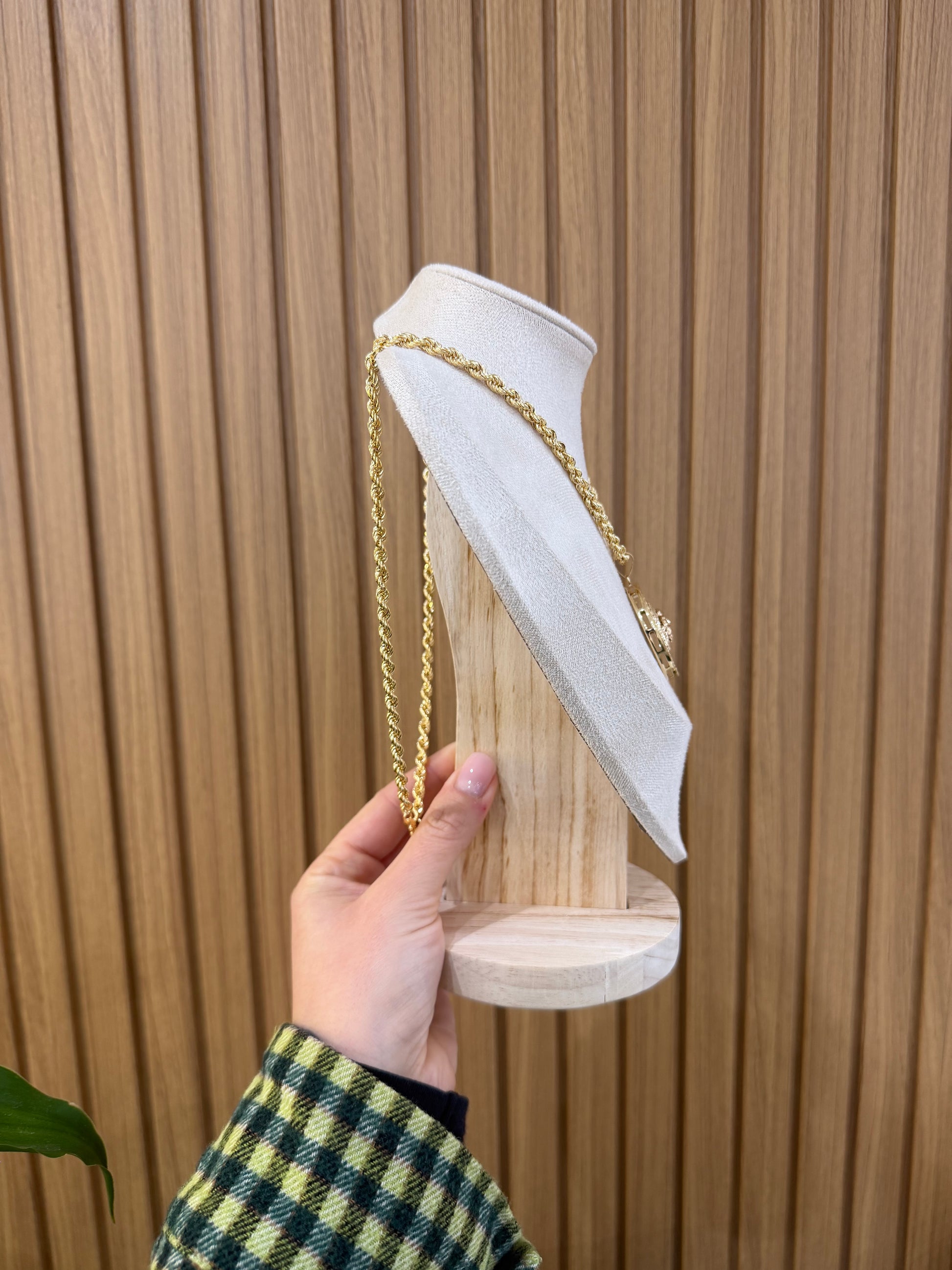 COLLANA ORO 18KT LASER CON CIONDOLO LION