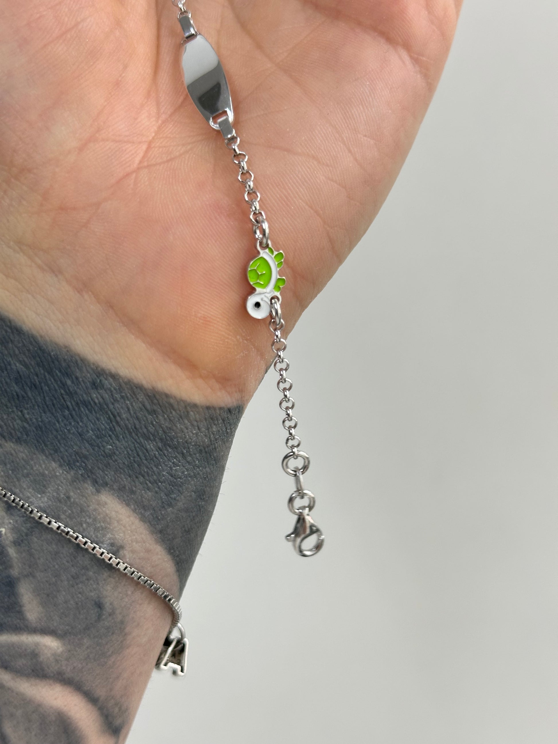 BRACCIALE PER BAMBINI CON TARTARUGA