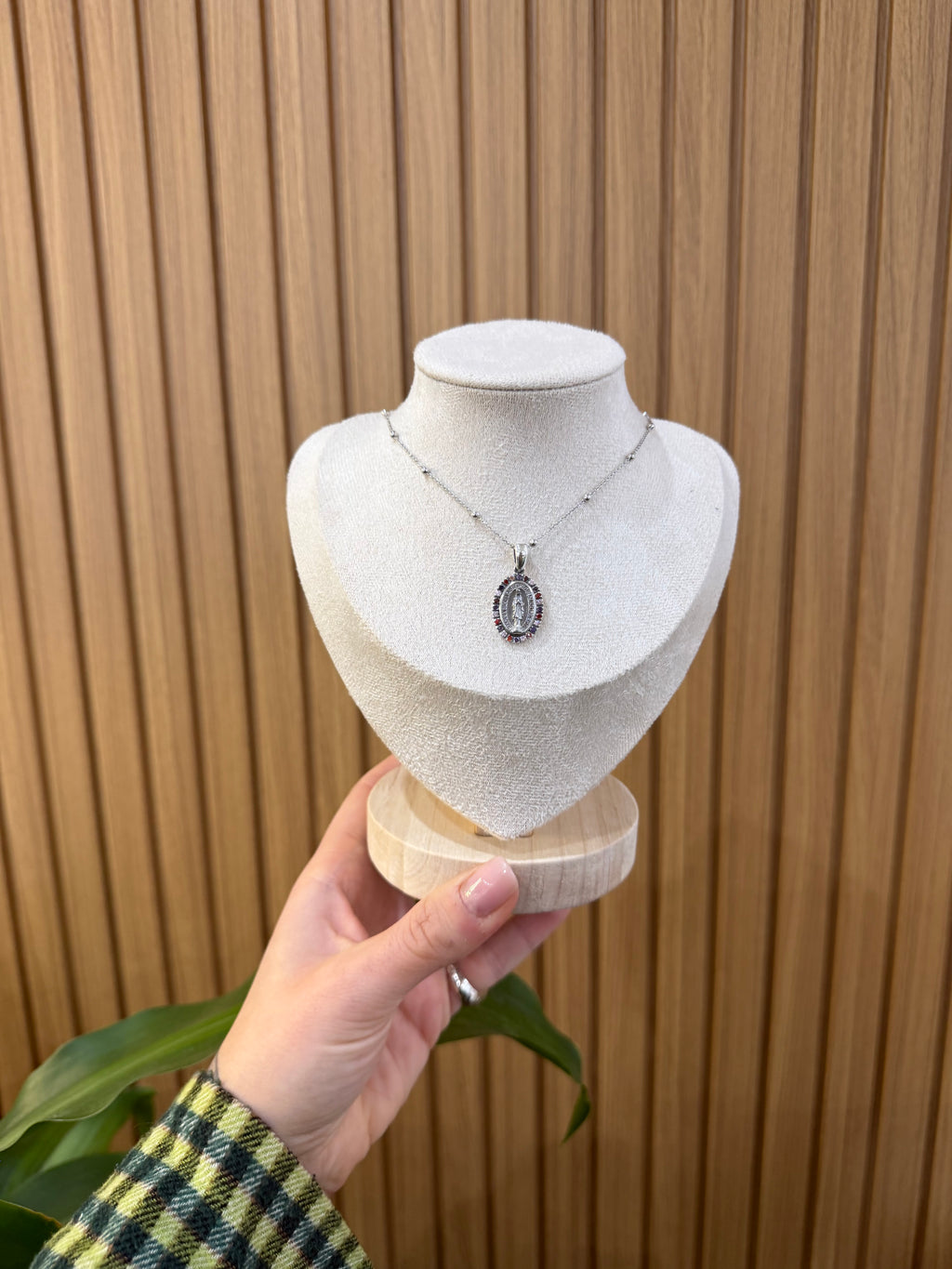 COLLANA MADONNINA ARGENTO 925