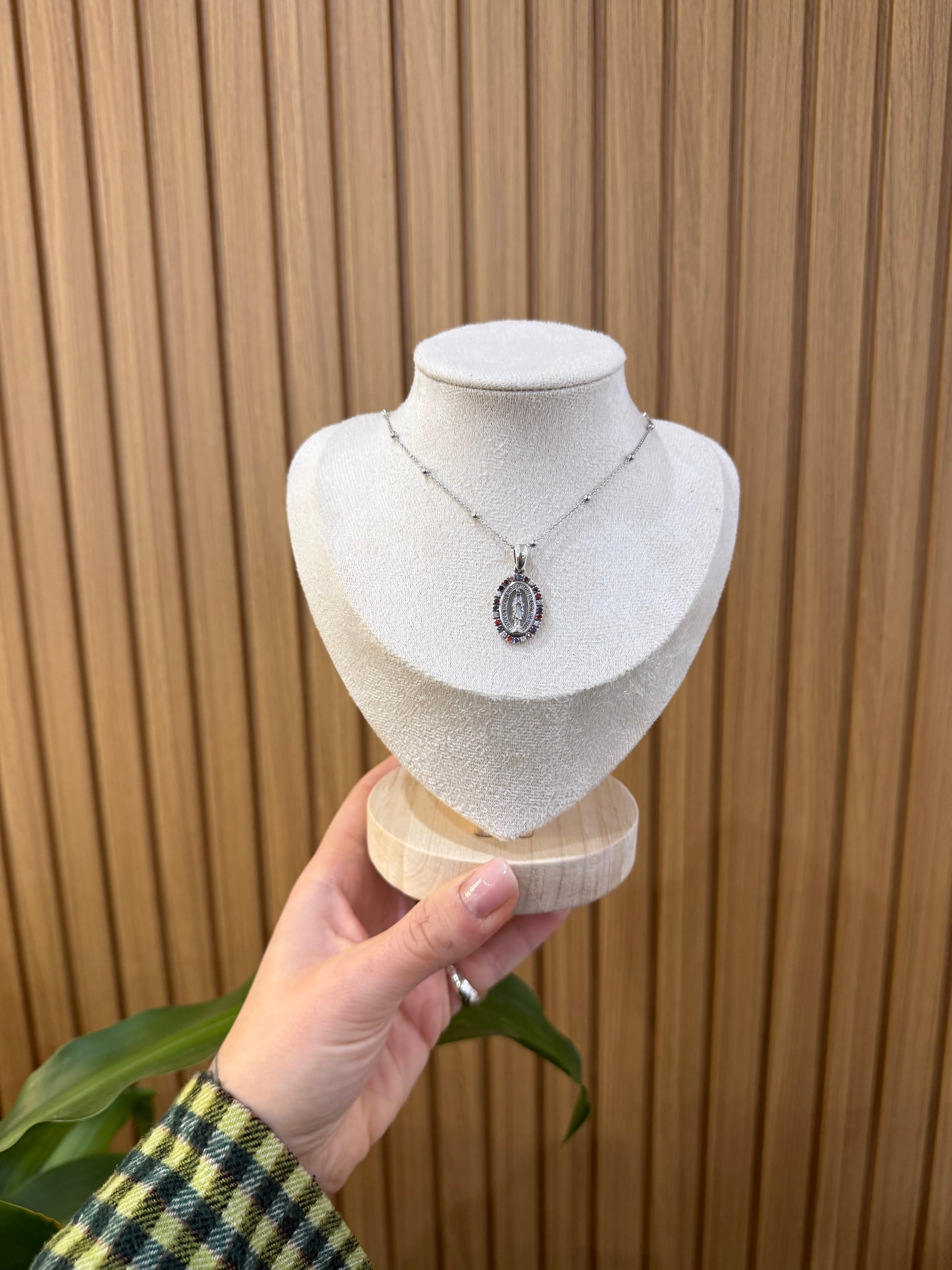 COLLANA MADONNINA ARGENTO 925