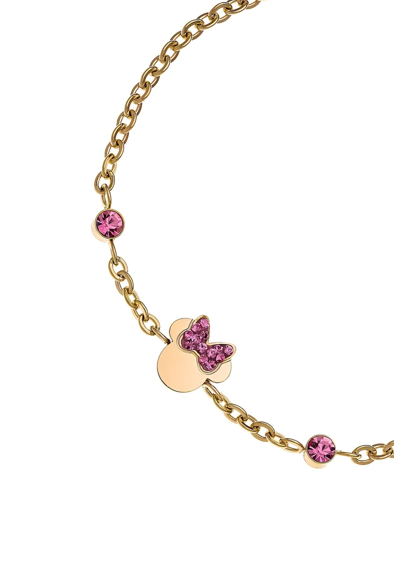 BRACCIALE MINNIE FIOCCO ROSA DISNEY