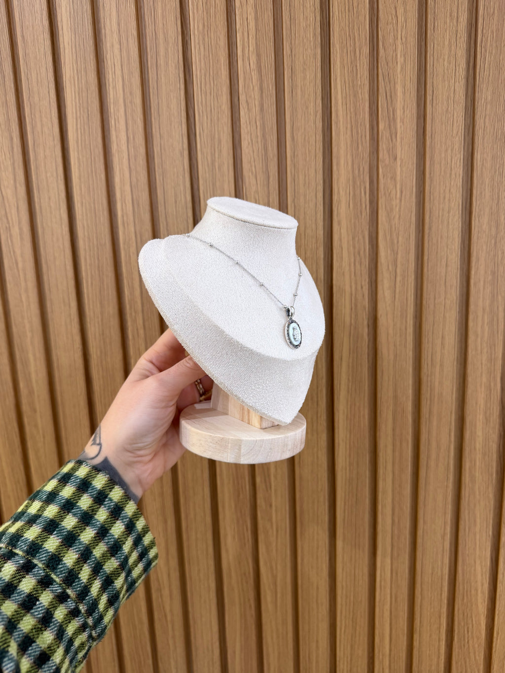 COLLANA MADONNINA MADREPERLA ARGENTO 925