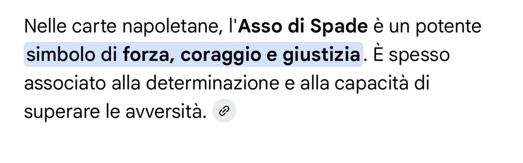 ASSO DI SPADE IN CERAMICA