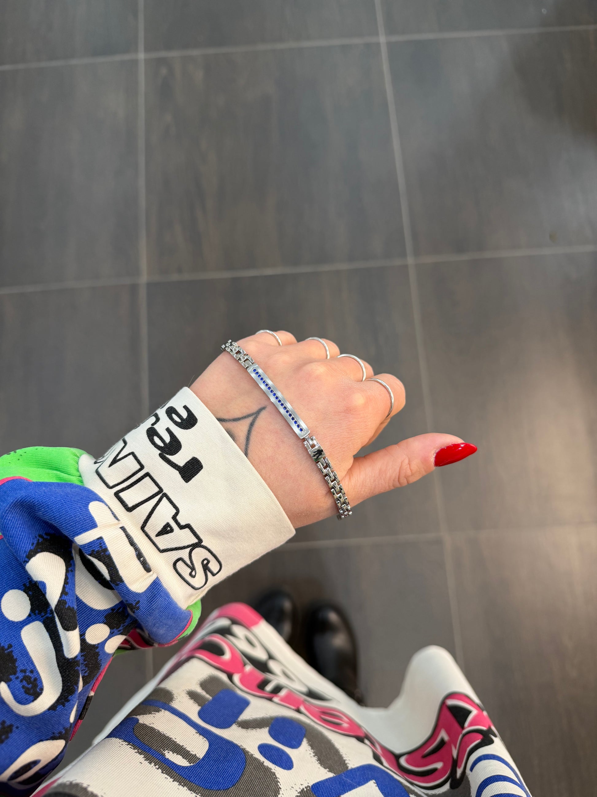 BRACCIALE MASERATI TARGA ZIRCONATA