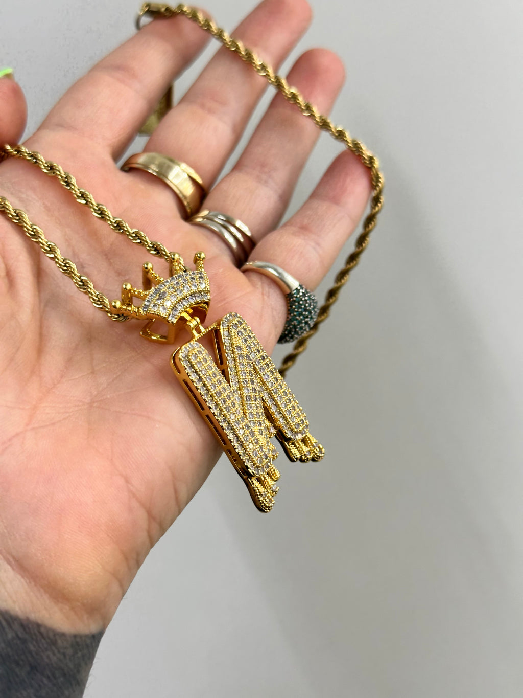 COLLANA INIZIALE DIFFERENT ACCIAIO