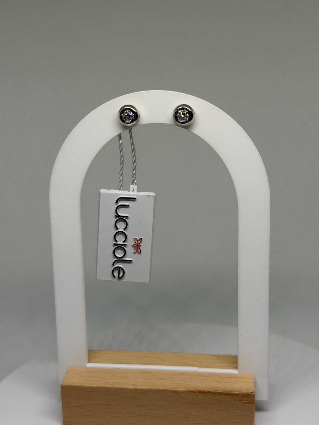 ORECCHINI PUNTI LUCE ORO 18KT E DIAMANTI