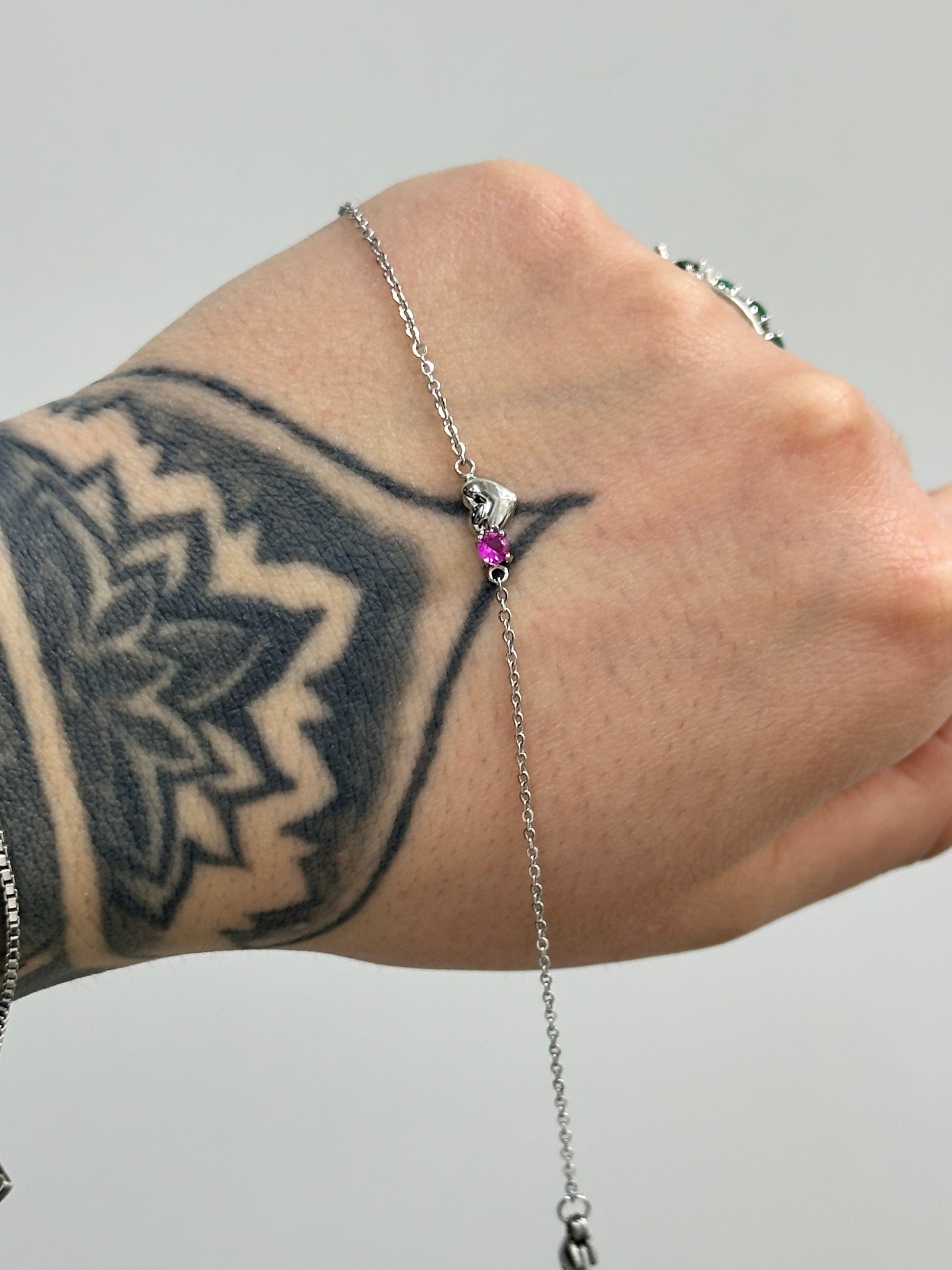 BRACCIALE CON CUORICINO E ZIRCONE LA PETITE