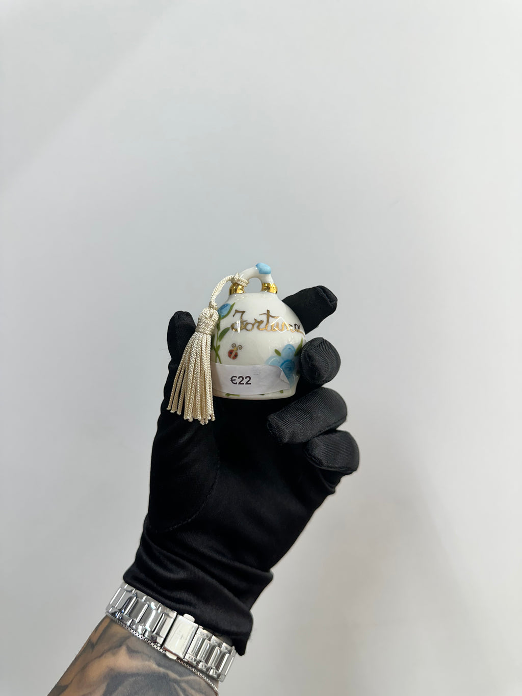 CAMPANELLA CERAMICA DI CAPODIMONTE FORTUNA