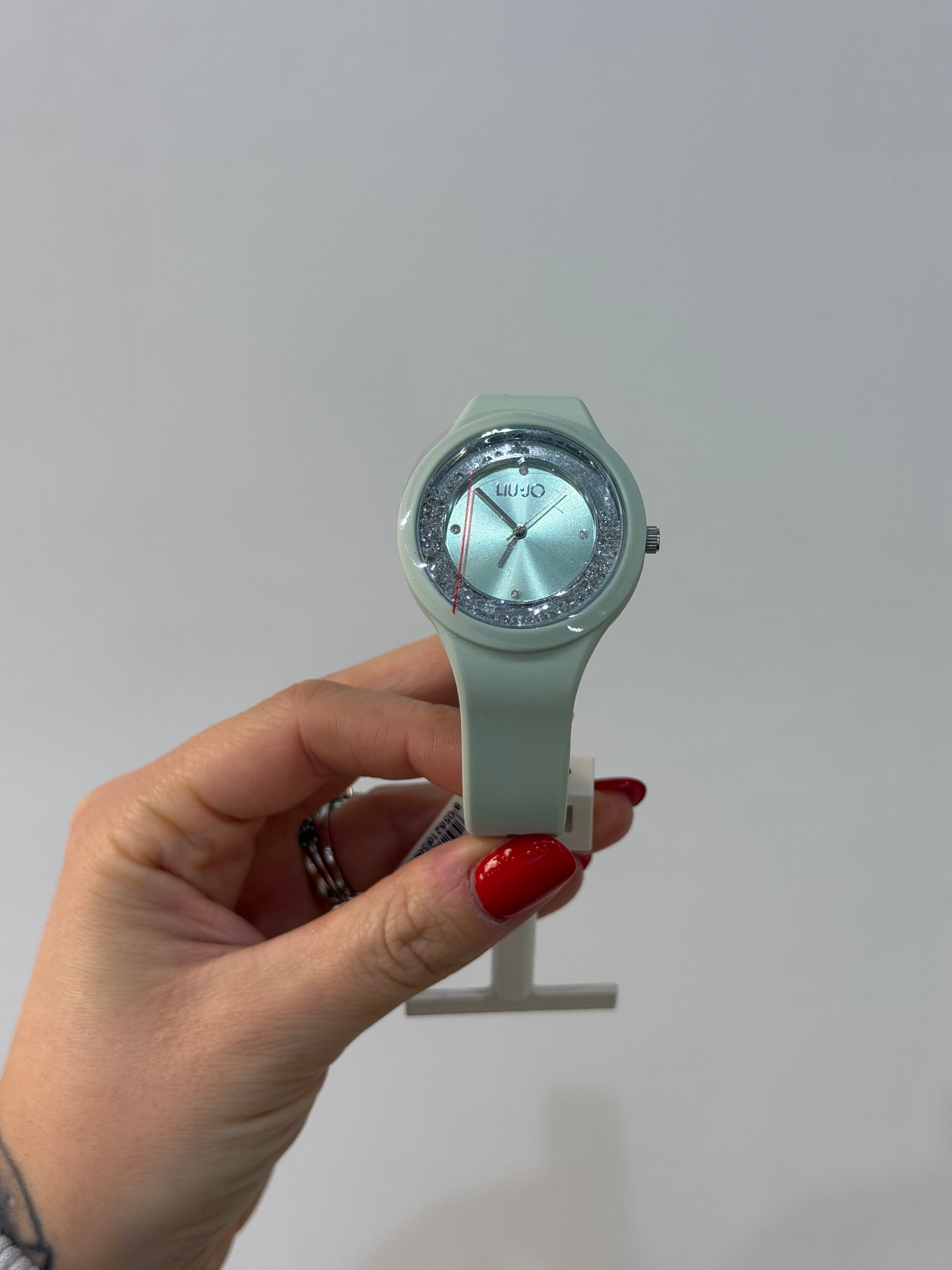 OROLOGIO LIU JO IN GOMMA VERDE ACQUA
