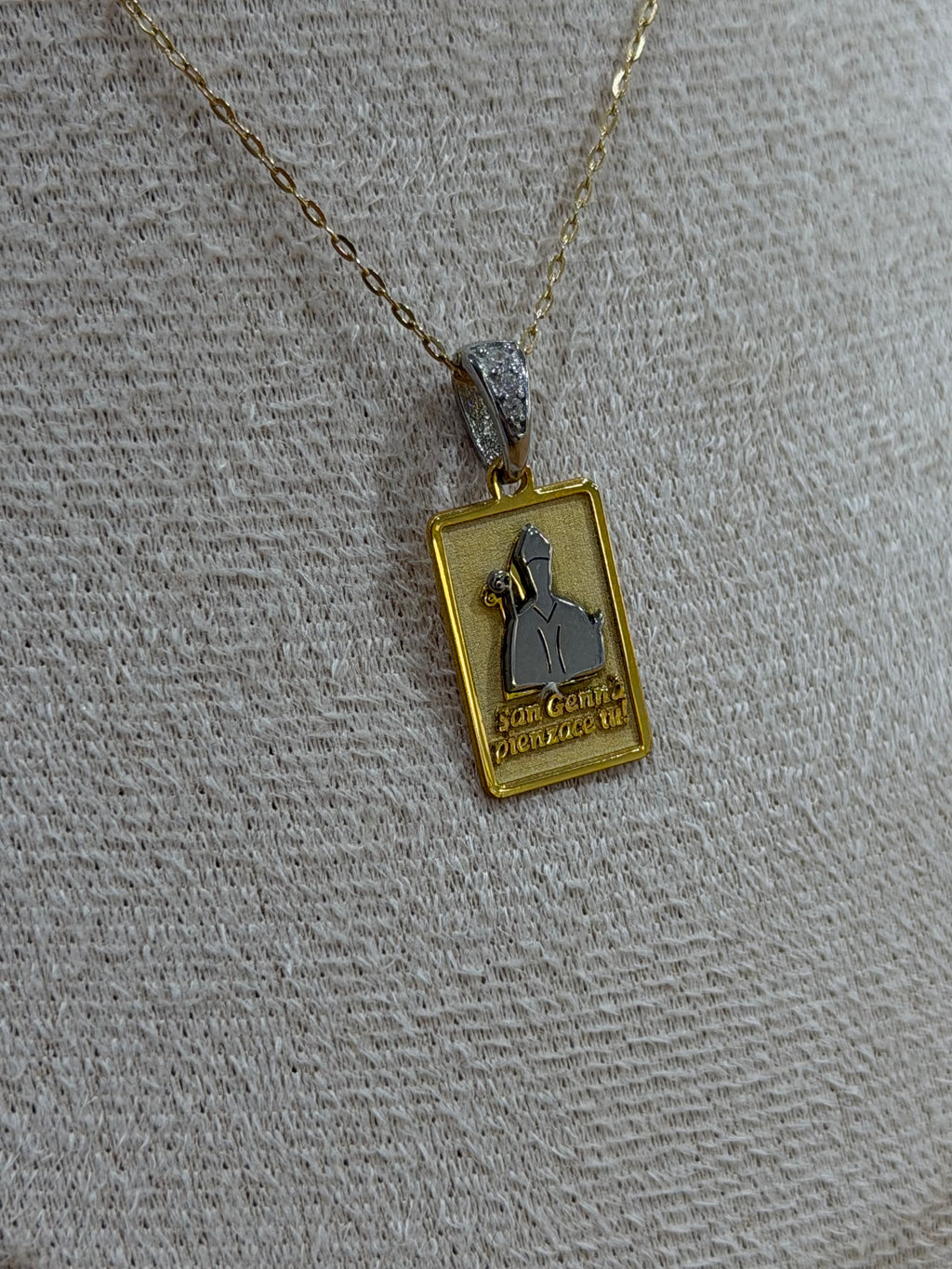 COLLANA SAN GENNARO ARGENTO 925