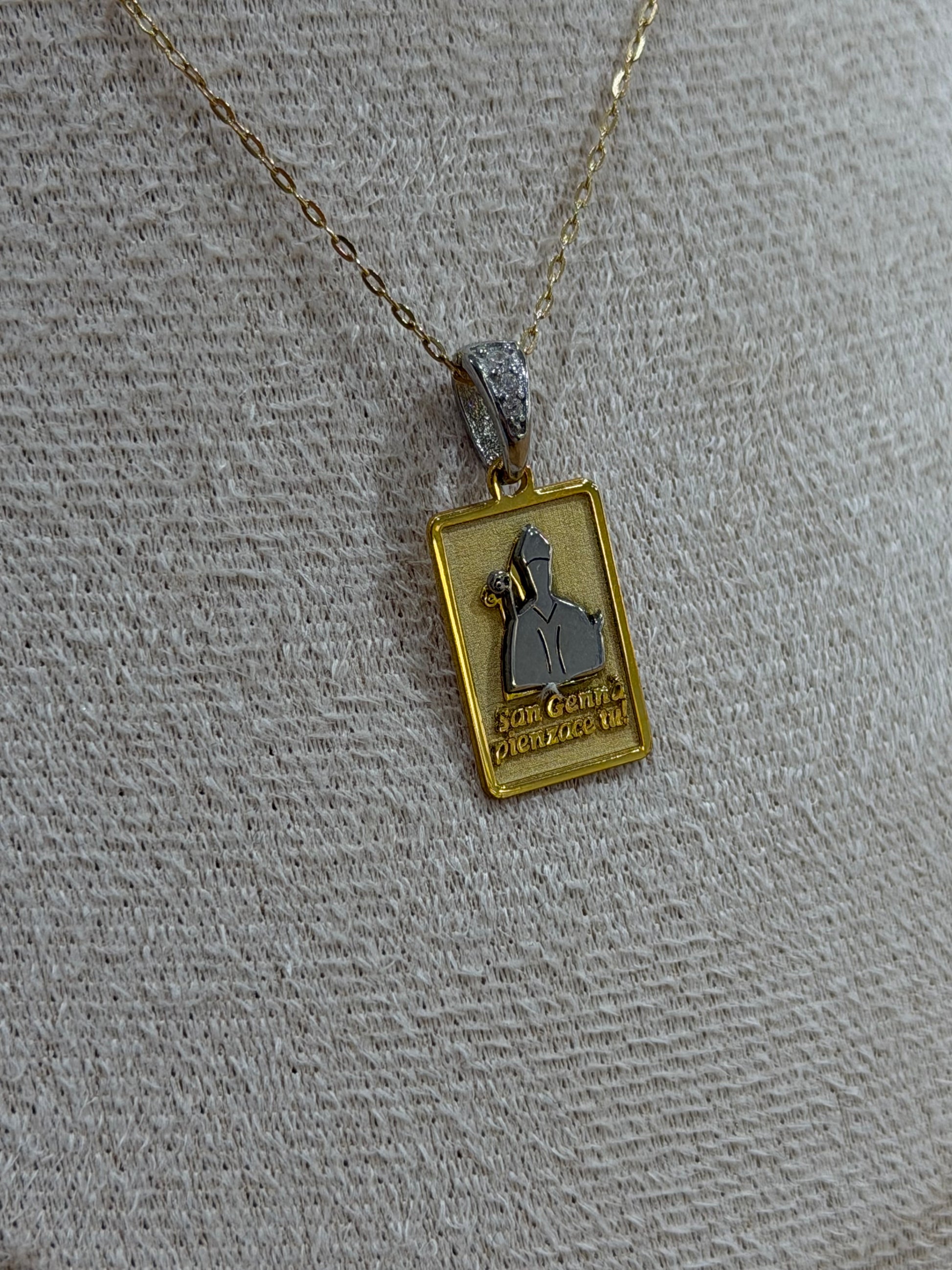 COLLANA SAN GENNARO ARGENTO 925