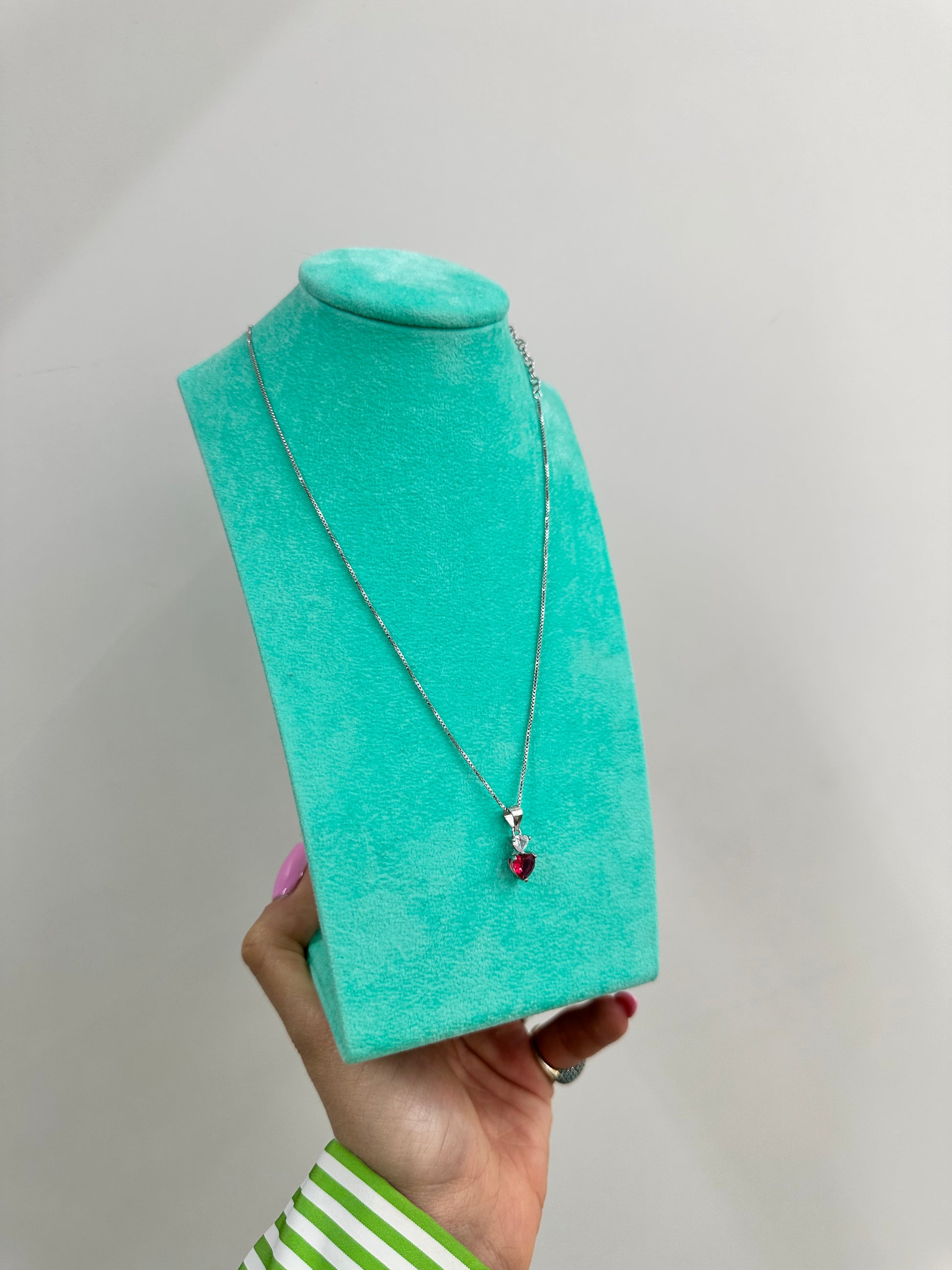 COLLANA CUORICINI ARGENTO 925