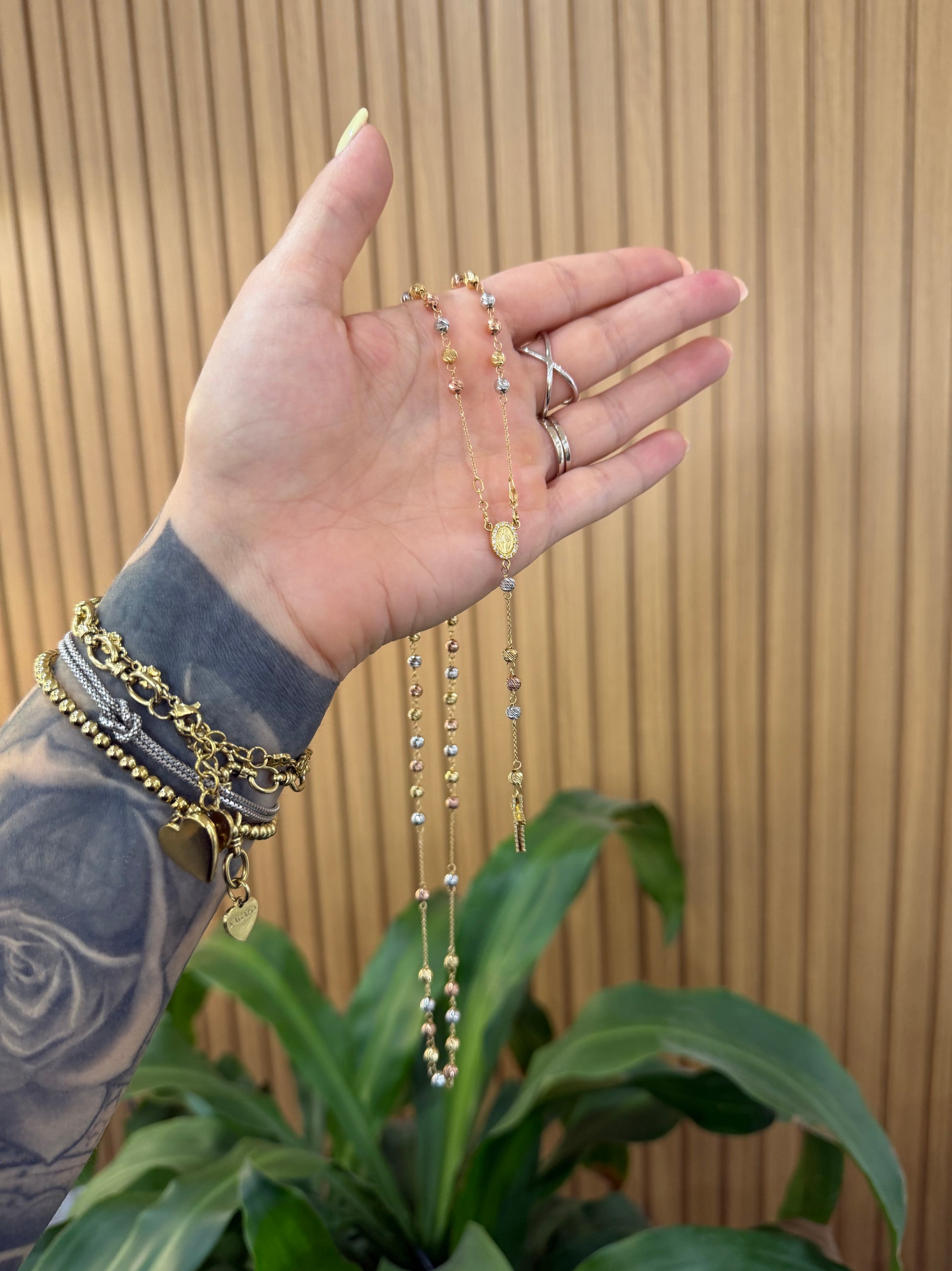 ROSARIO ORO 18KT 3 COLORI