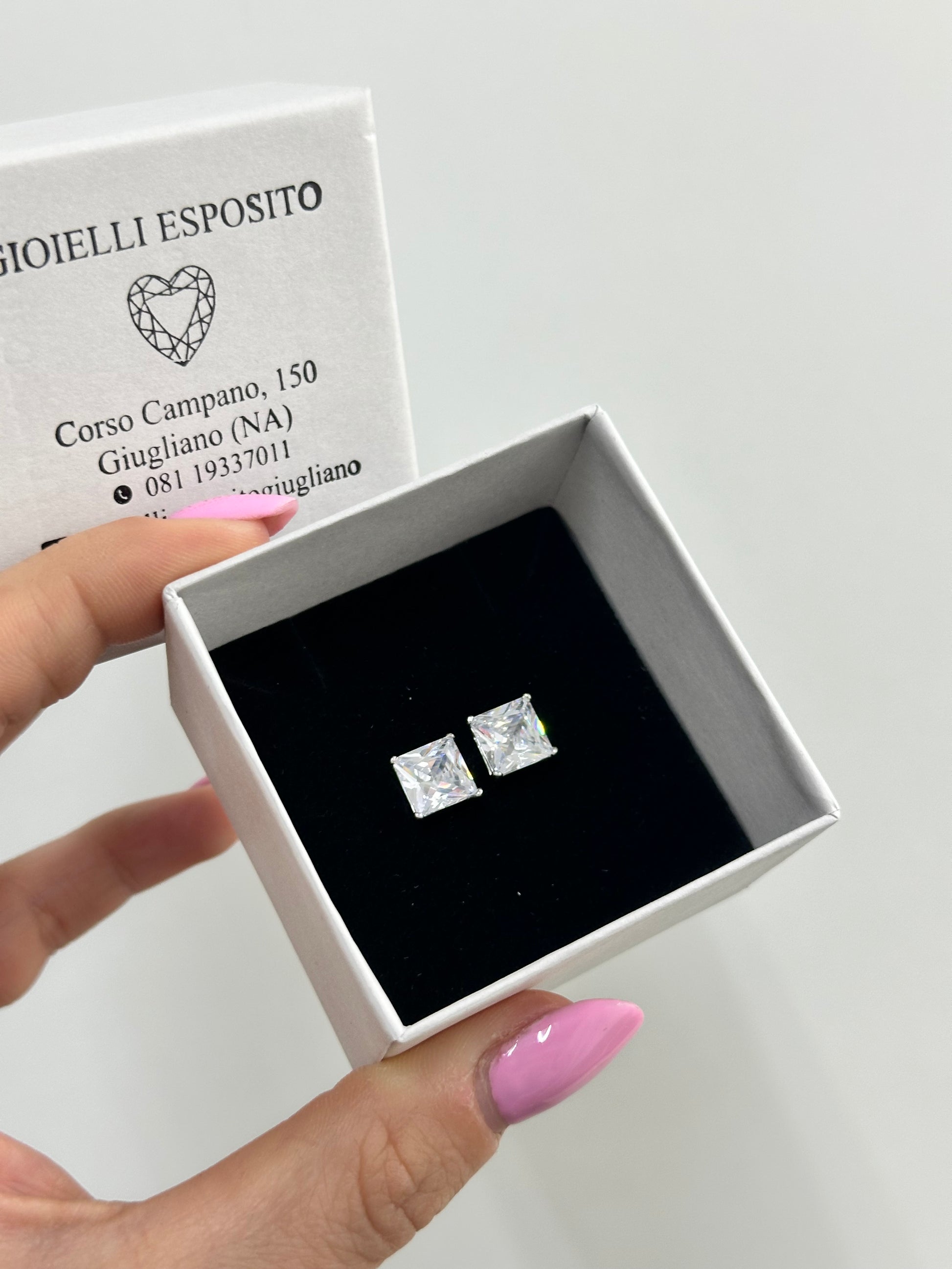 ORECCHINI PUNTO LUCE ARGENTO 925