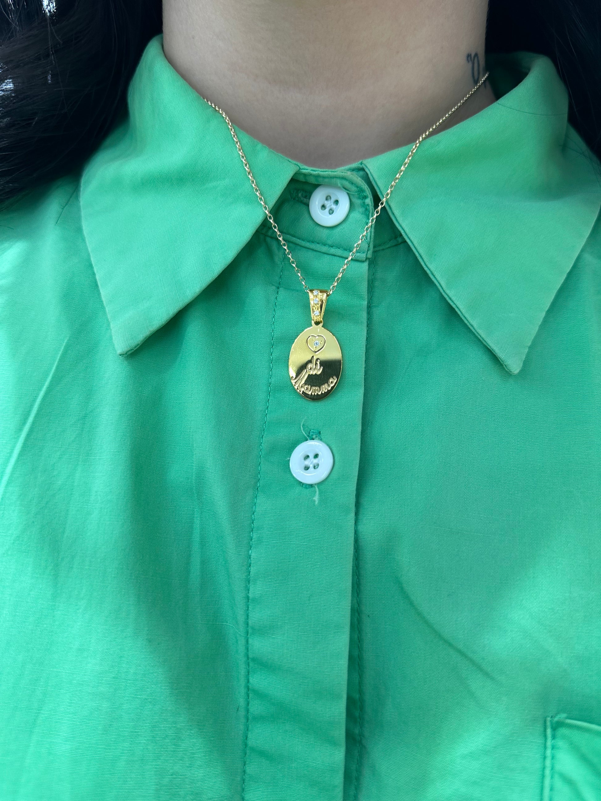 COLLANA CUORE DI MAMMA ARGENTO 925