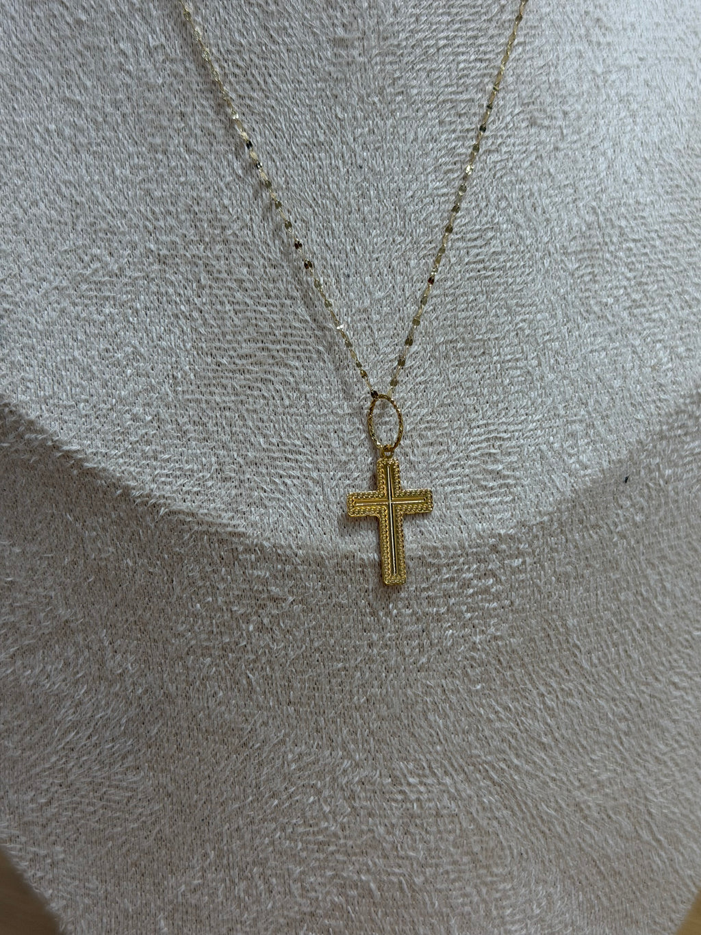 COLLANA ORO 18KT CON CROCE CLASSIC