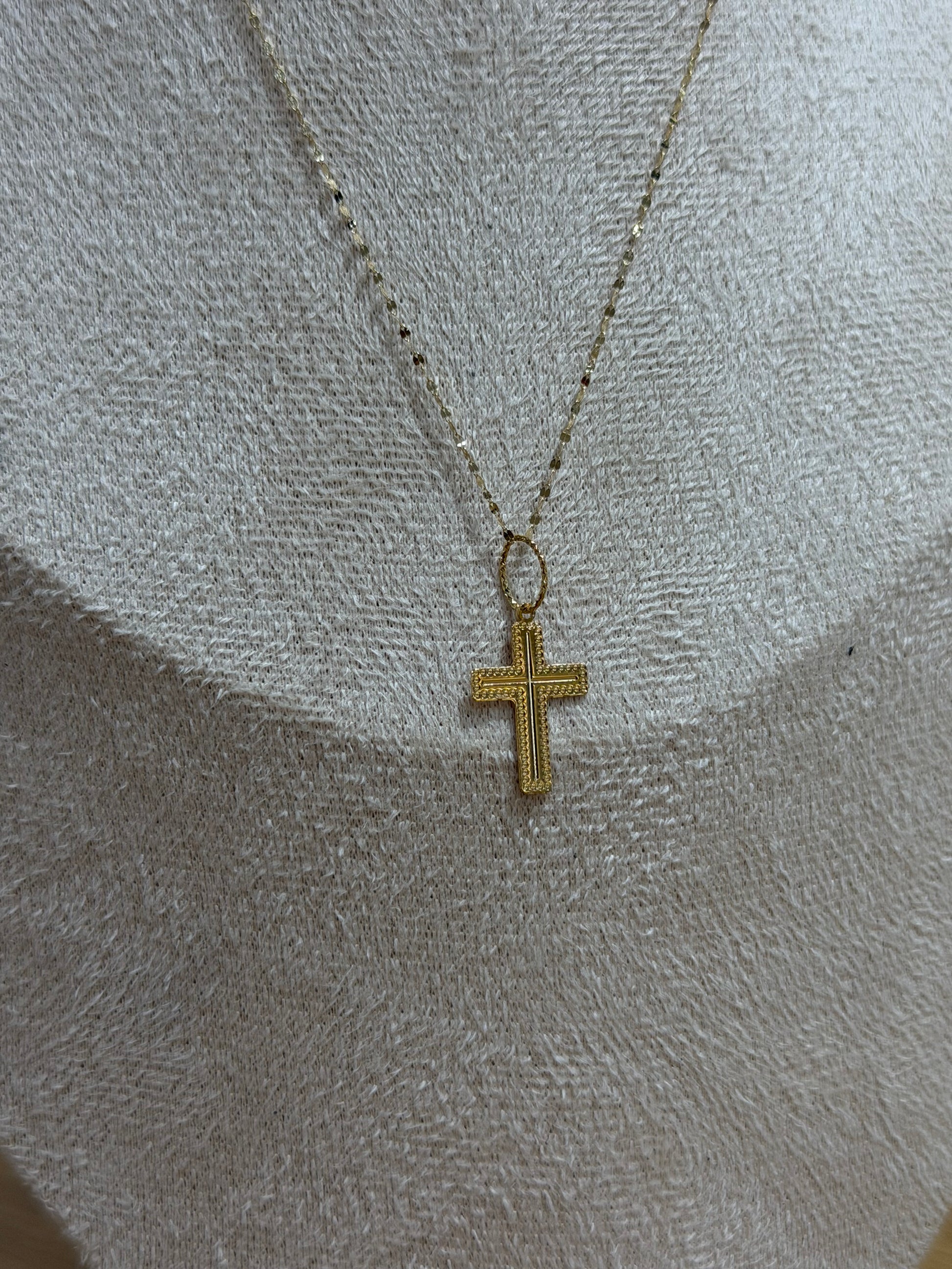 COLLANA ORO 18KT CON CROCE CLASSIC
