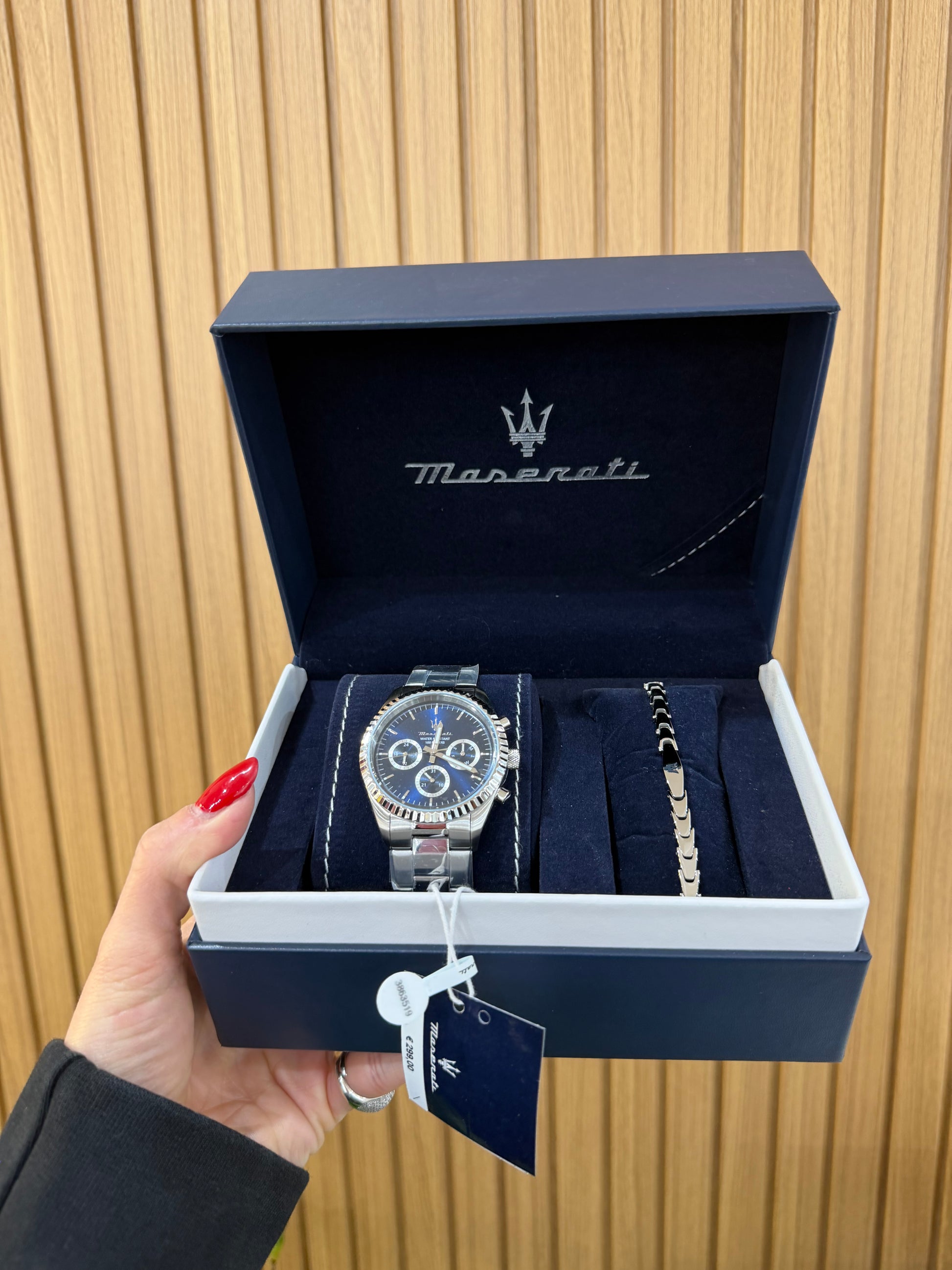 OROLOGIO MASERATI COMPETIZIONE CON BRACCIALE