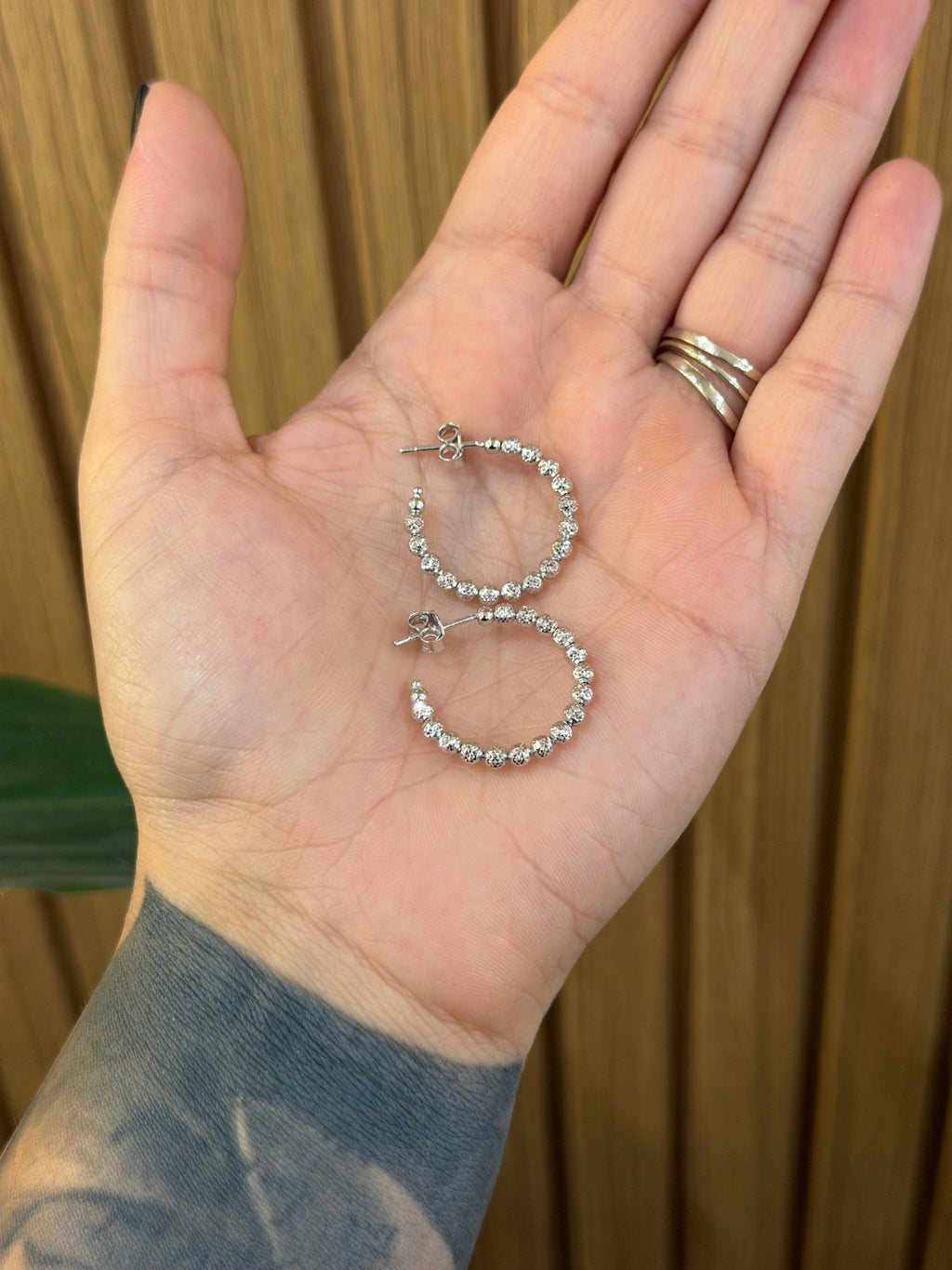 CERCHI IN ORO 18KT MILLE LUCI ORO BIANCO