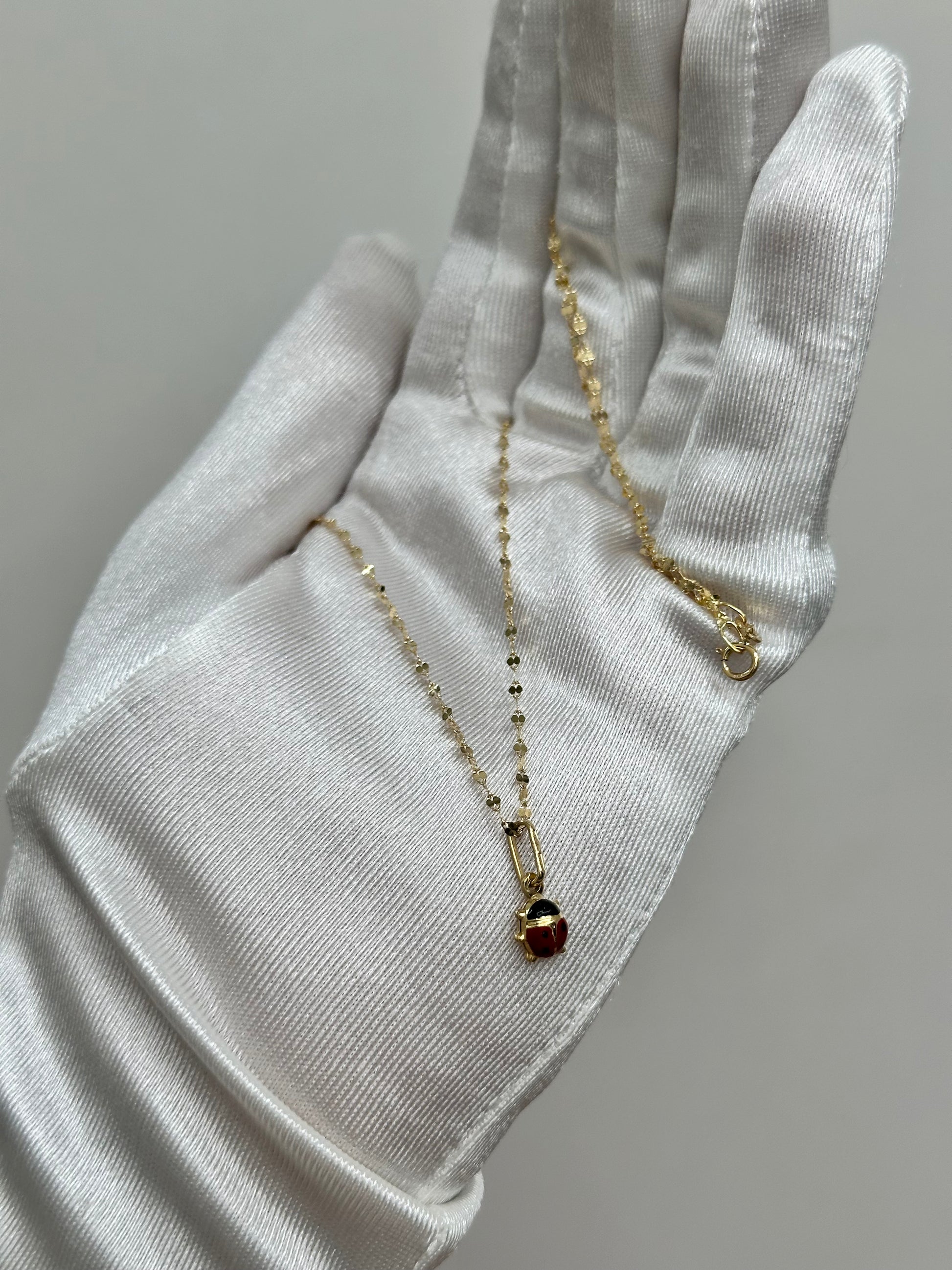 COLLANA COCCINELLA ORO 18KT