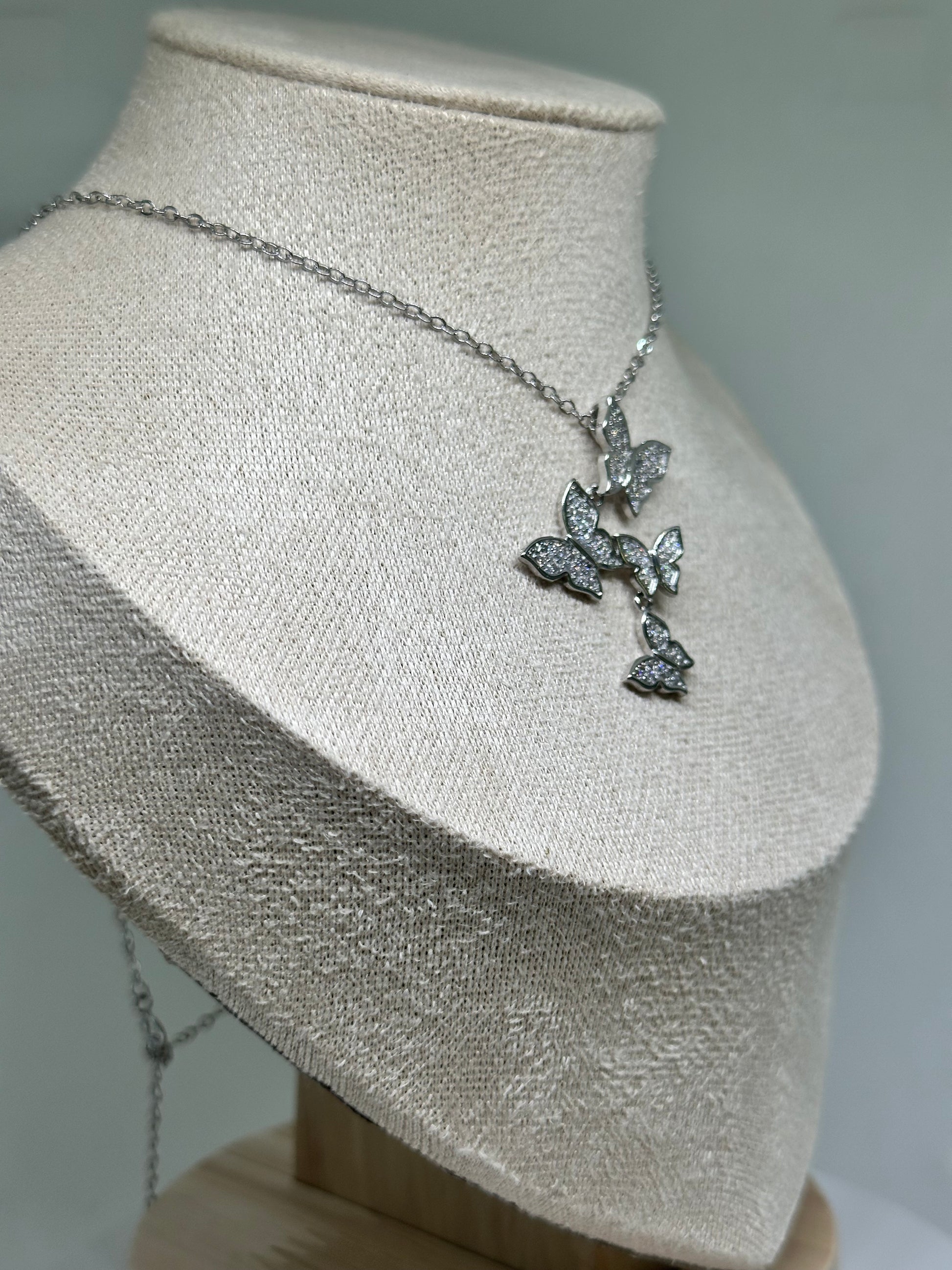 COLLANA BUTTERFLY ARGENTO