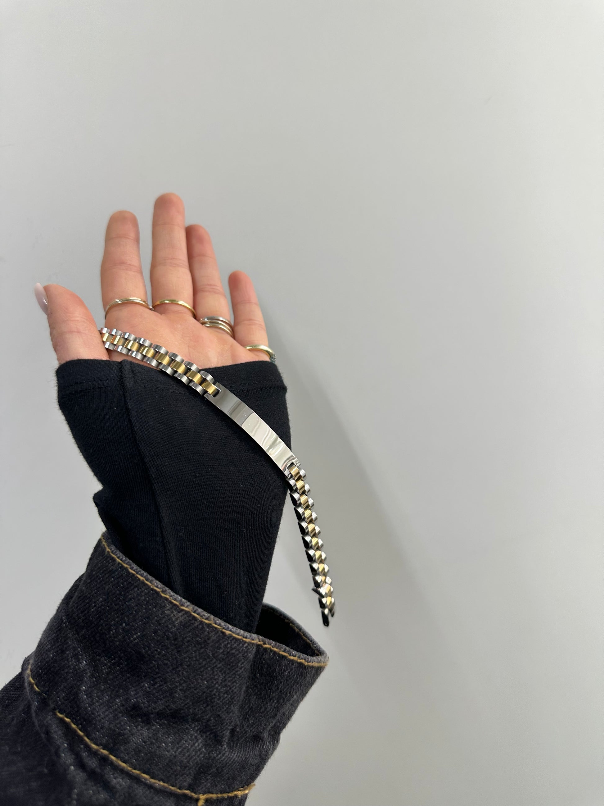 BRACCIALE ACCIAIO MAGLIA JUBILEE