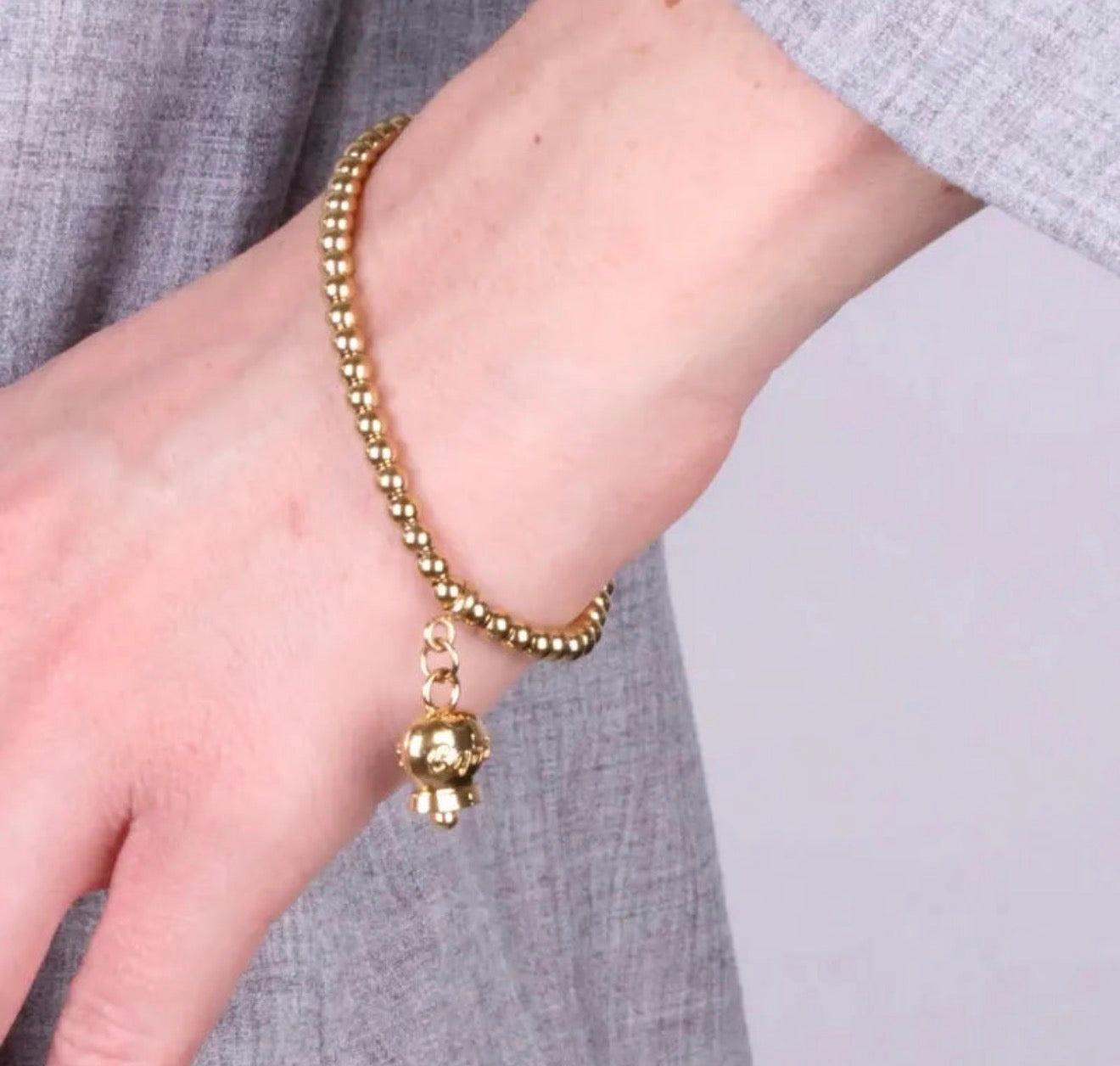 BRACCIALE AMO CAPRI ACCIAIO CON DORATURA