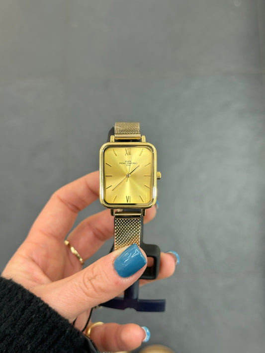 OROLOGIO PRIMO EMPORIO SQUARE TOTAL GOLD