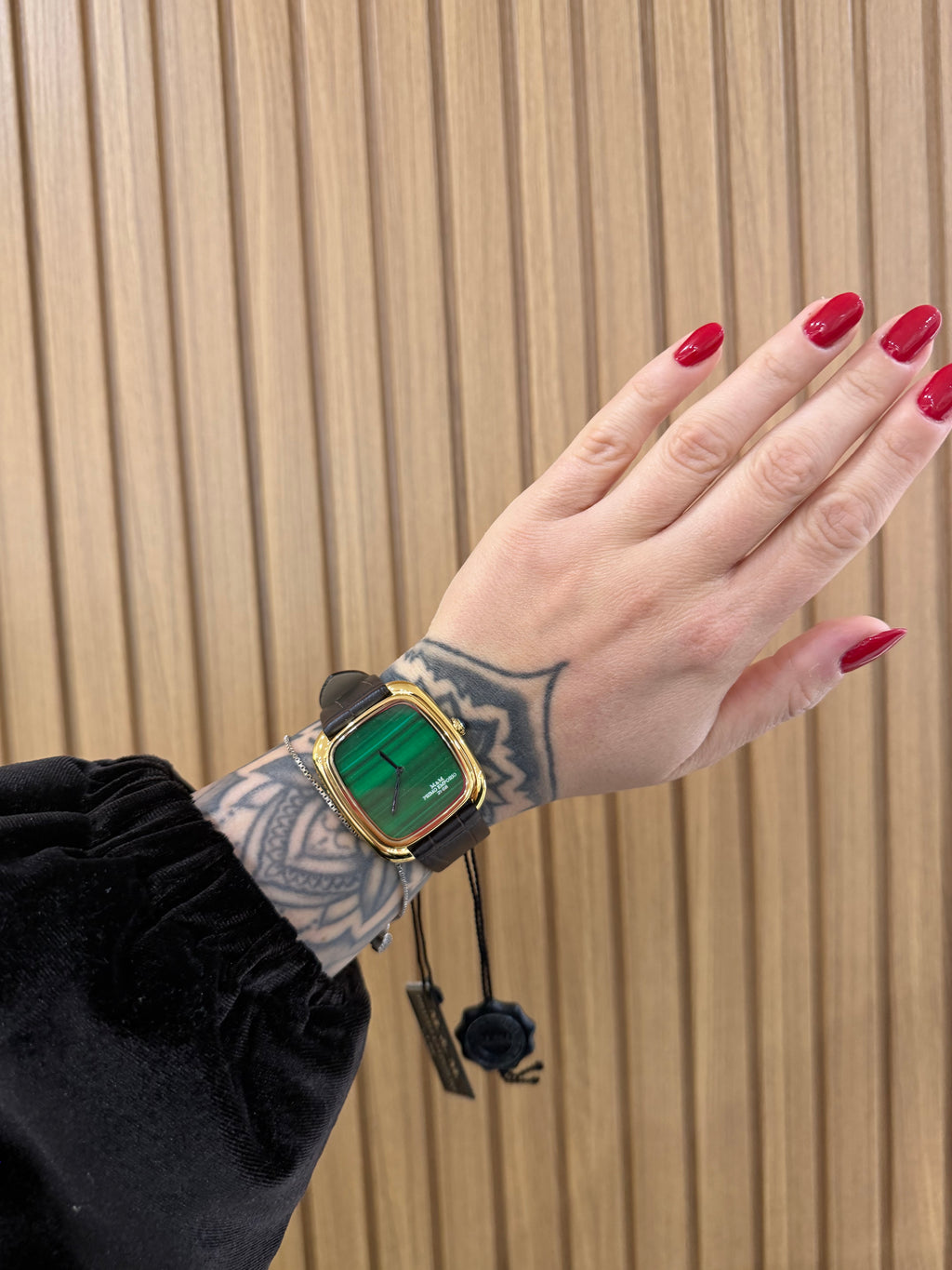 OROLOGIO PRIMO EMPORIO VERDE IN PELLE