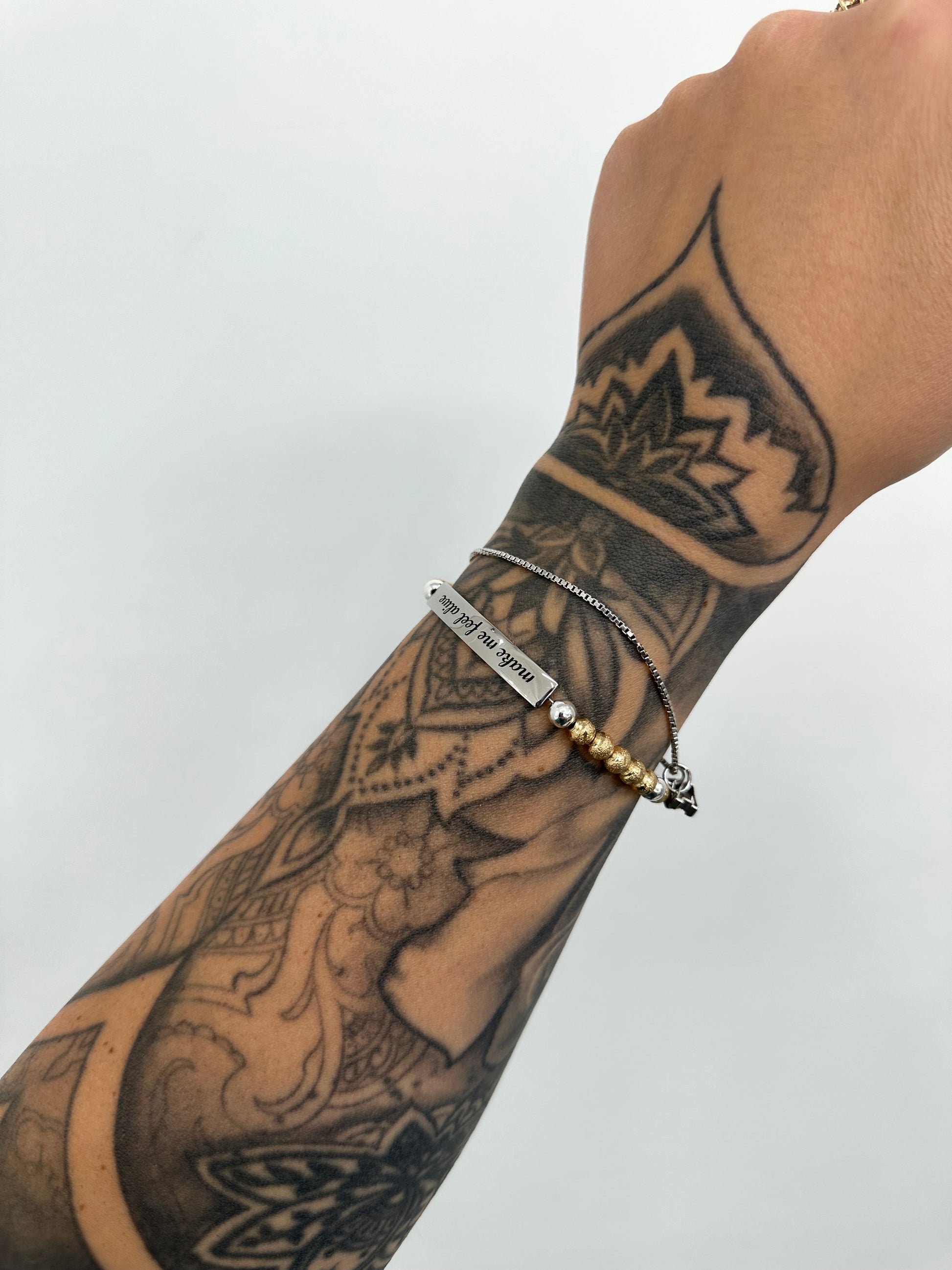 BRACCIALE DEDICATION MAKE ME FEEL ALIVE