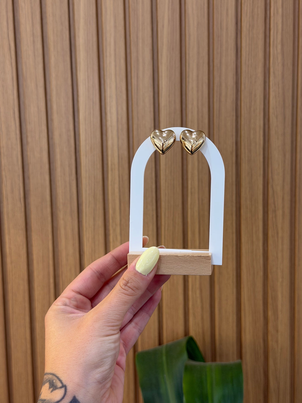 ORECCHINI ORO 18KT CUORI ELETTROFORMATI