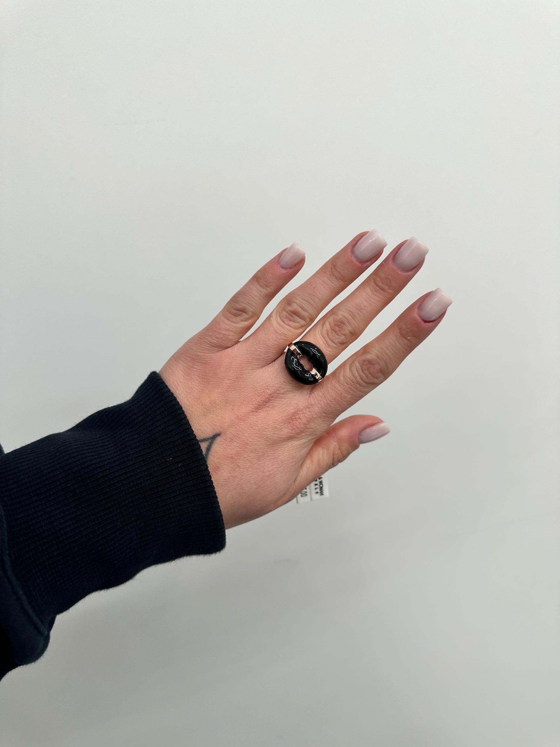 ANELLO SMALTATO BLACK