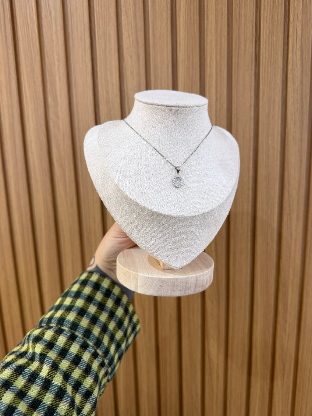 COLLANA MADONNINA PICCOLA ARGENTO 925