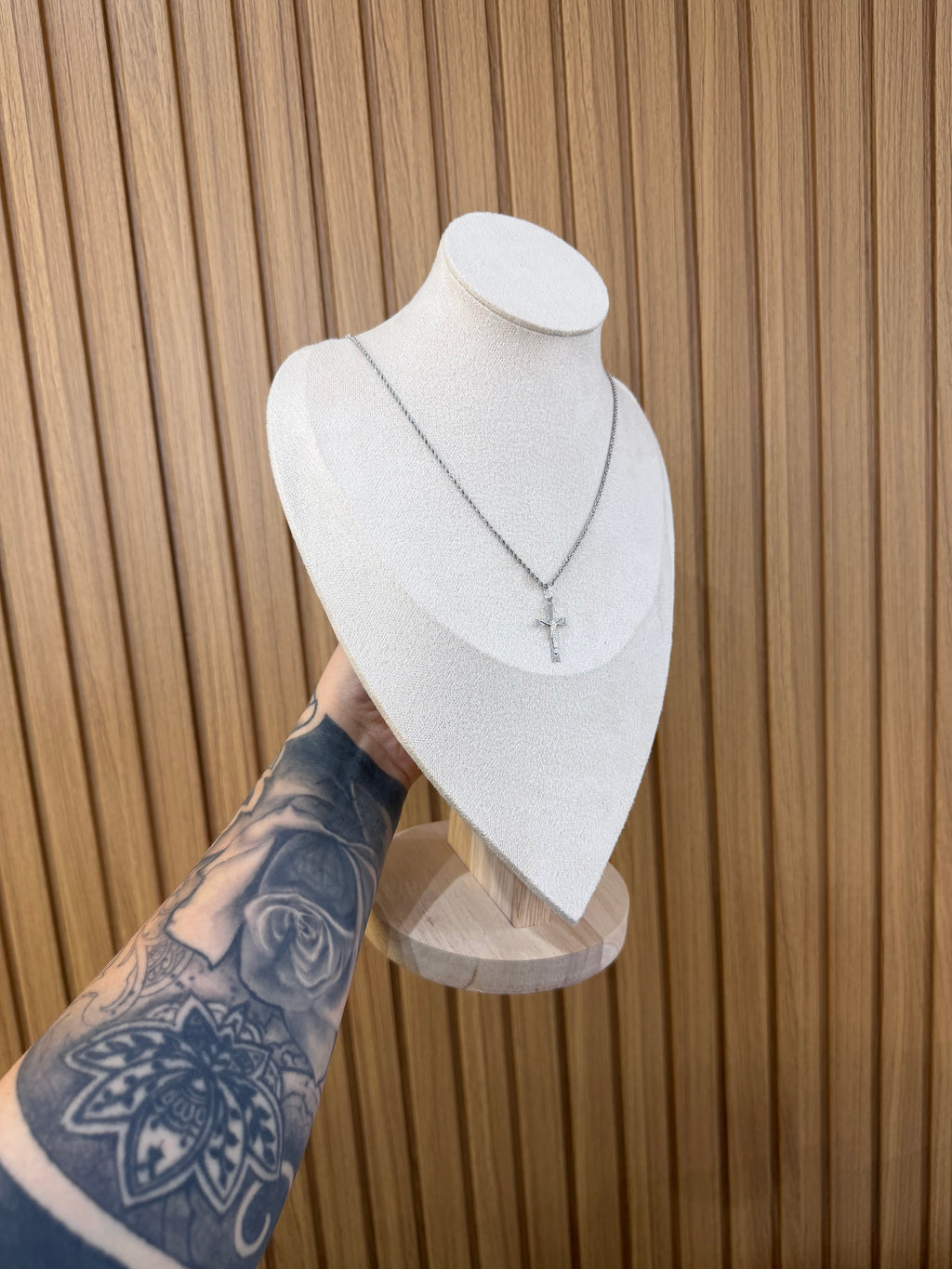 COLLANA ORO 18KT CON CROCE
