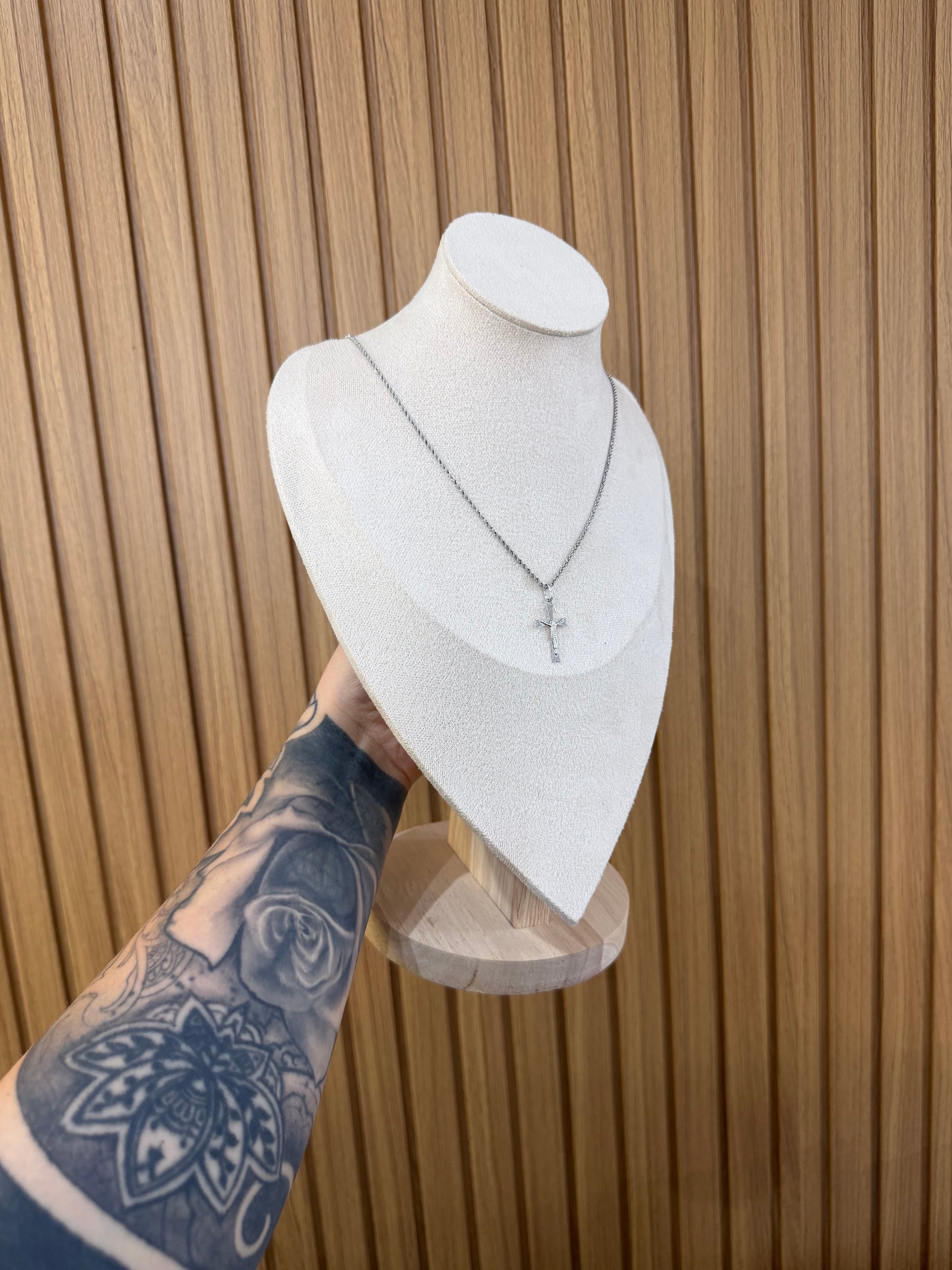 COLLANA ORO 18KT CON CROCE