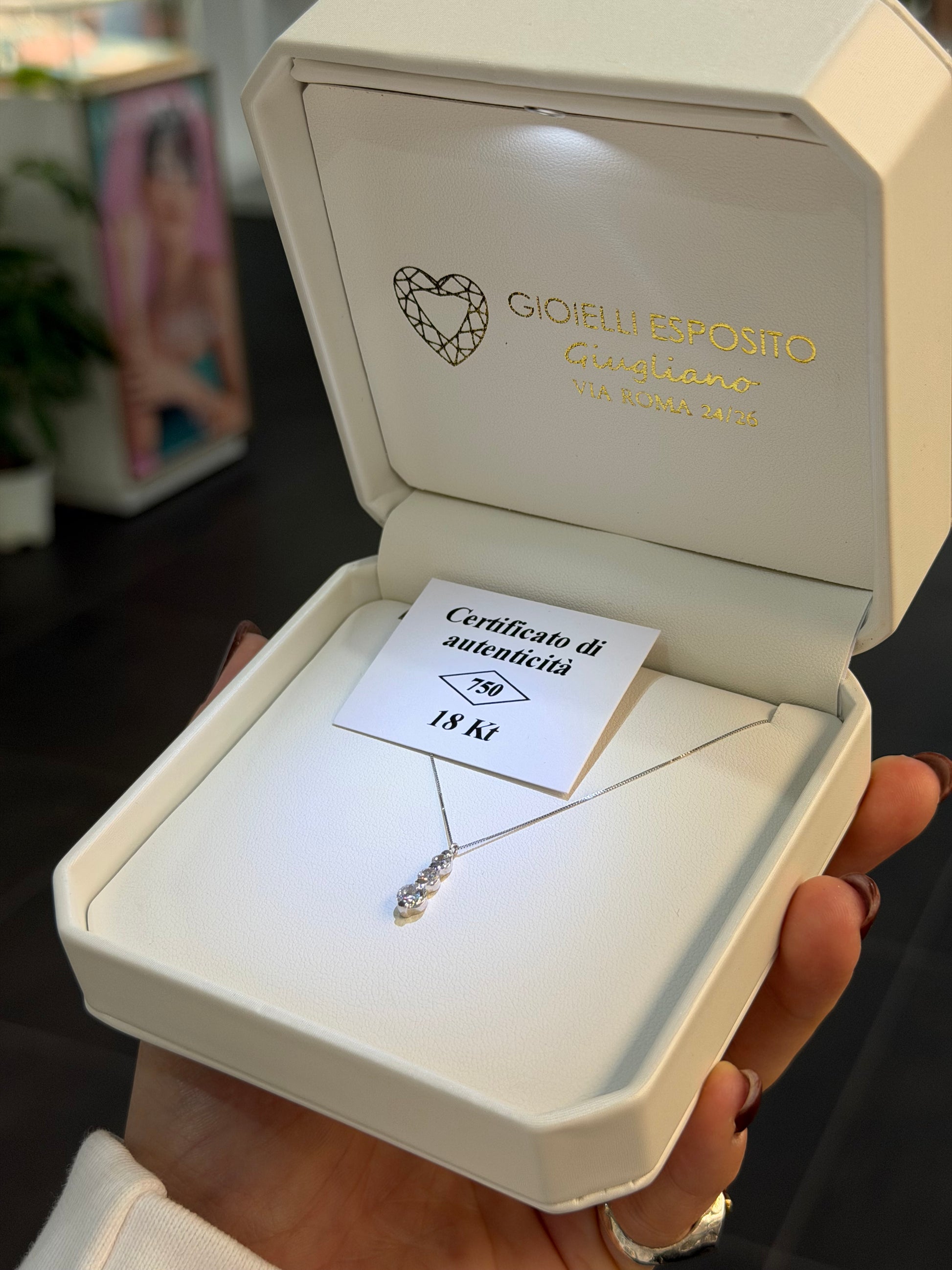 COLLANA TRILOGY ORO 18KT