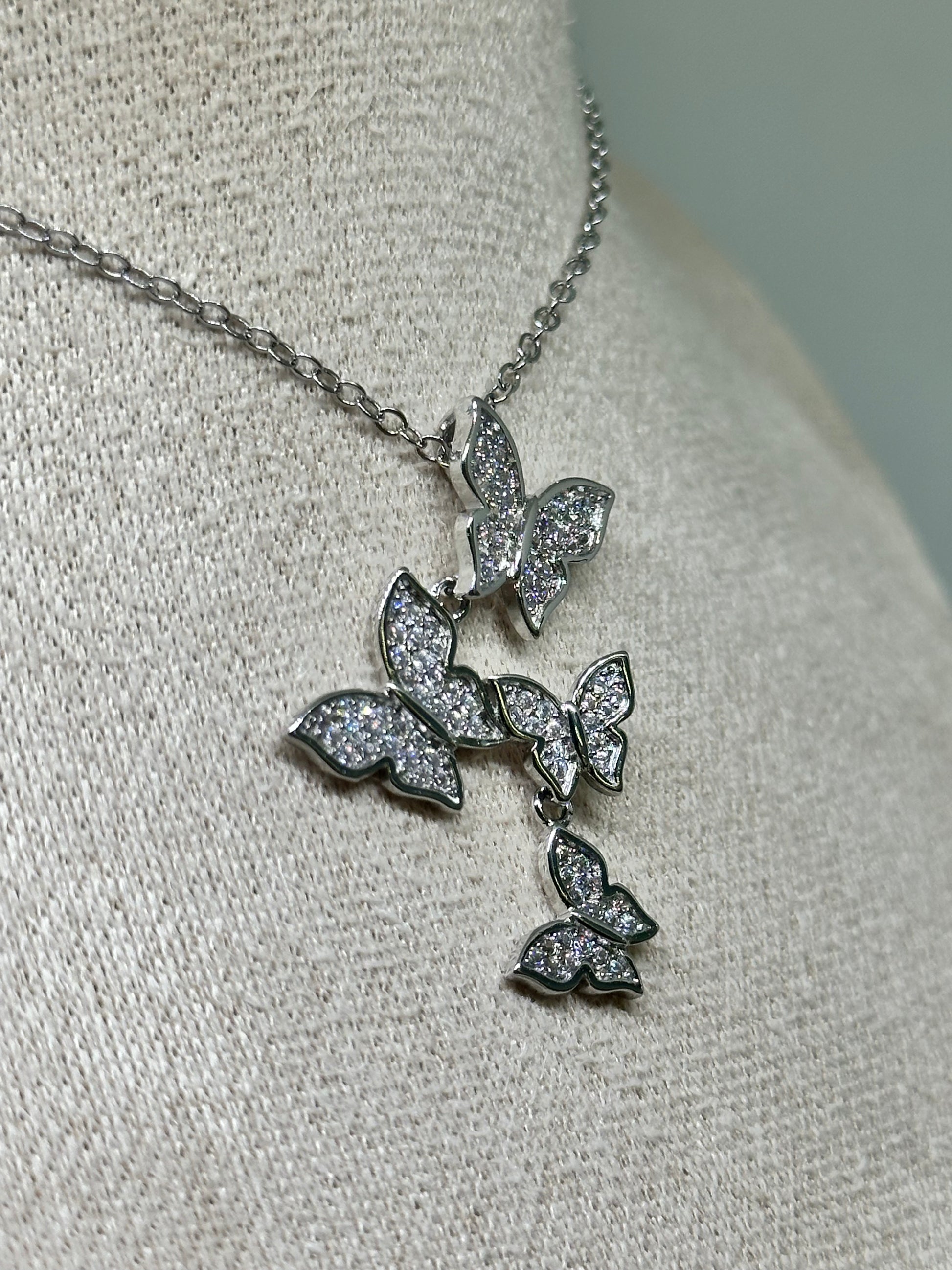 COLLANA BUTTERFLY ARGENTO