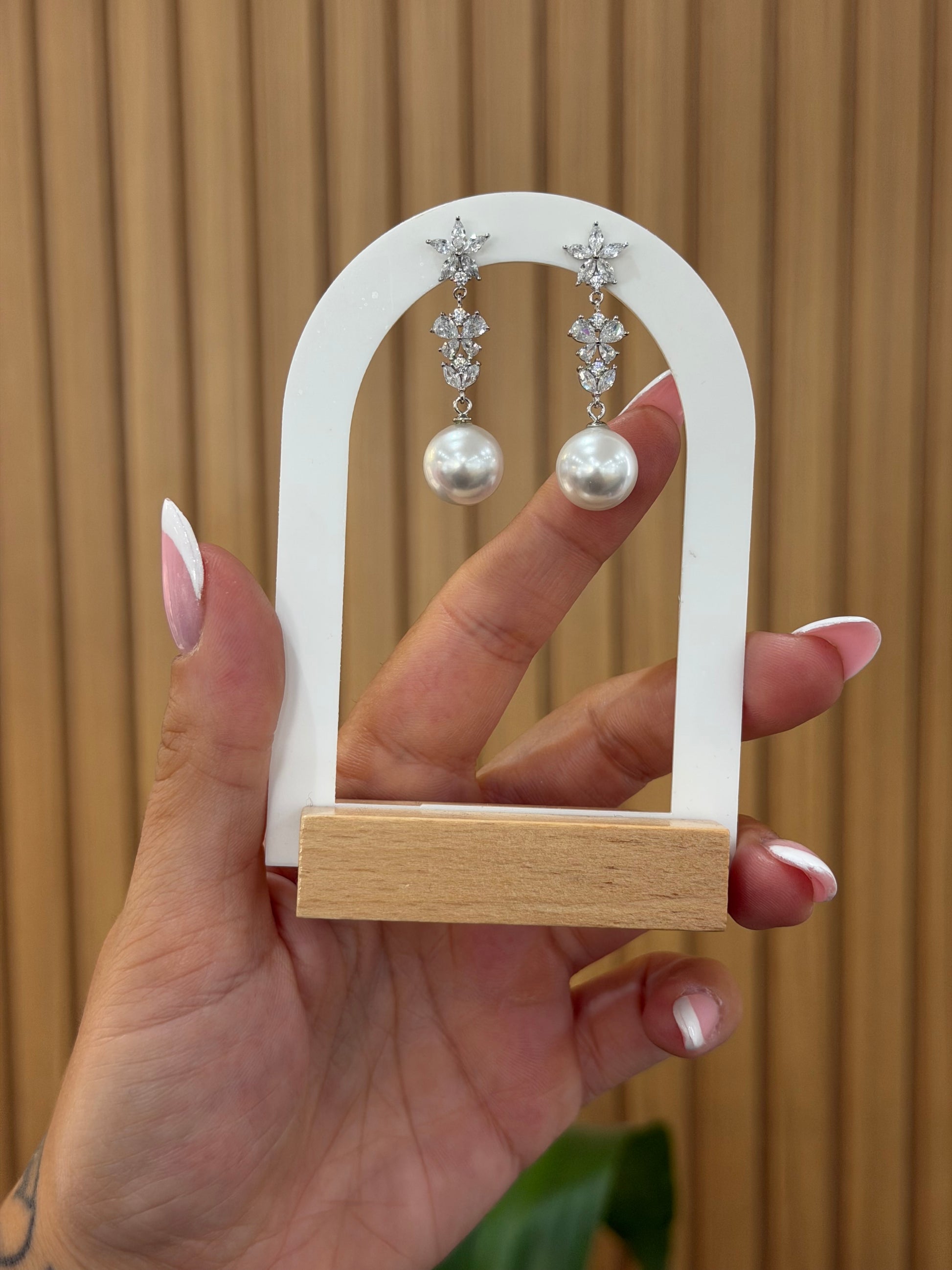 ORECCHINI HALO ARGENTO 925