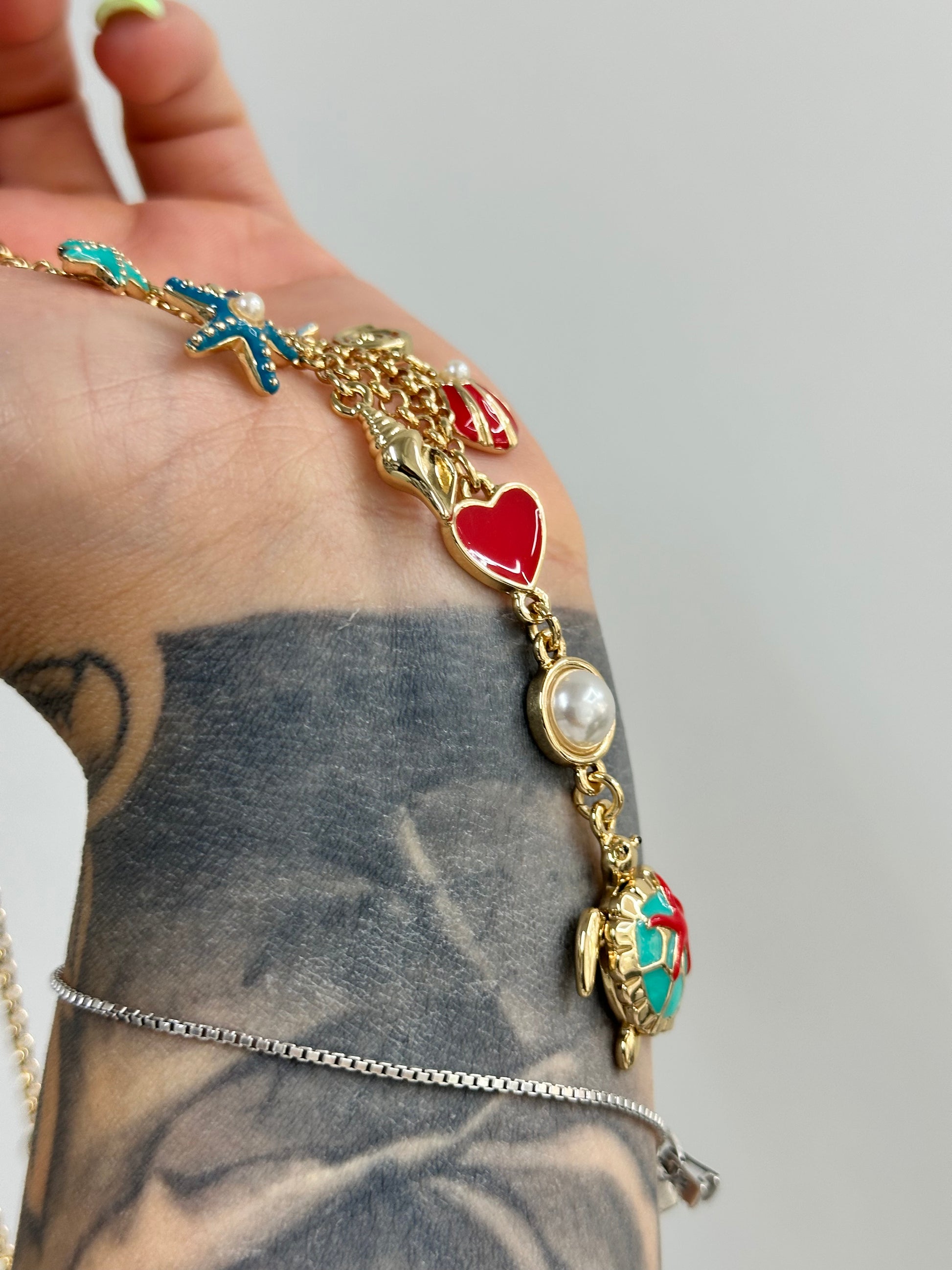 COLLANA AMO CAPRI CON TARTARUGA