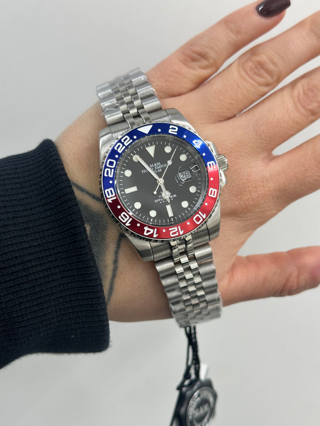 OROLOGIO PRIMO EMPORIO BLU E ROSSO