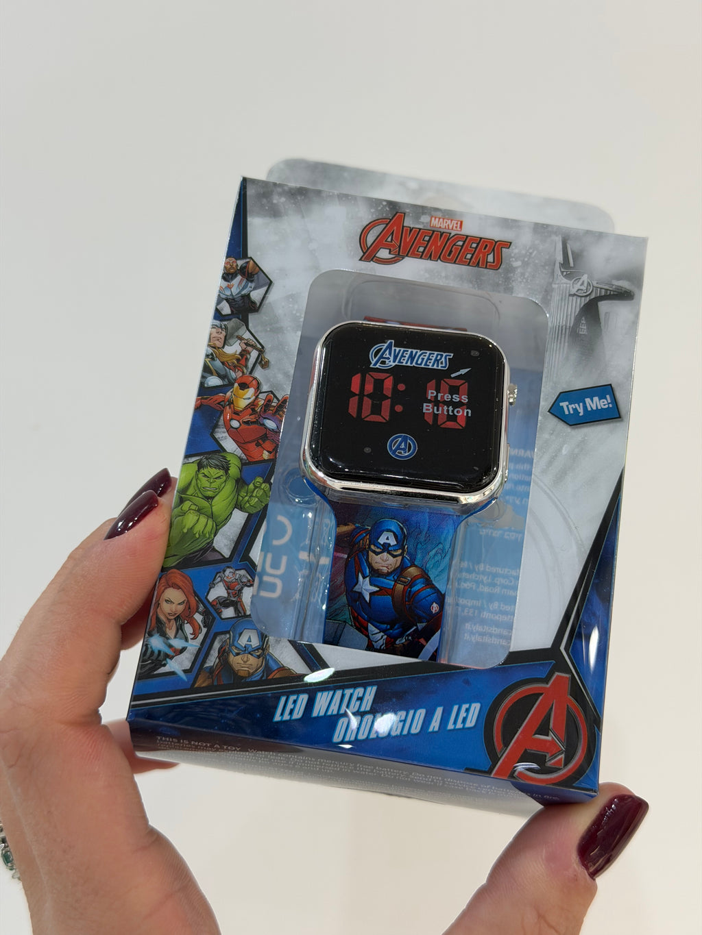 OROLOGIO AVENGERS DISNEY LED