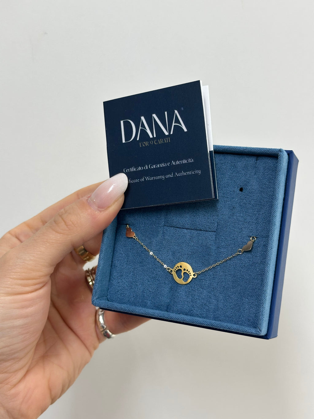 BRACCIALE PIEDINI ORO 9 CARATI
