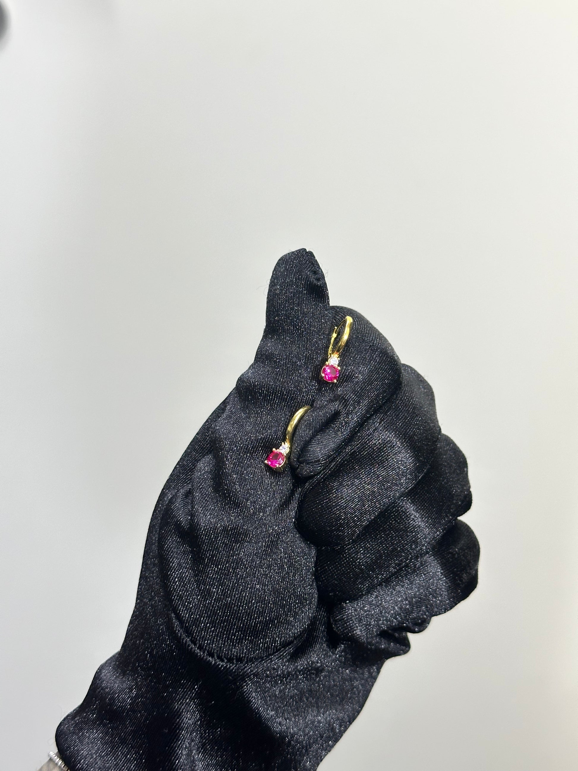 CERCHIETTI ROSA ARGENTO 925