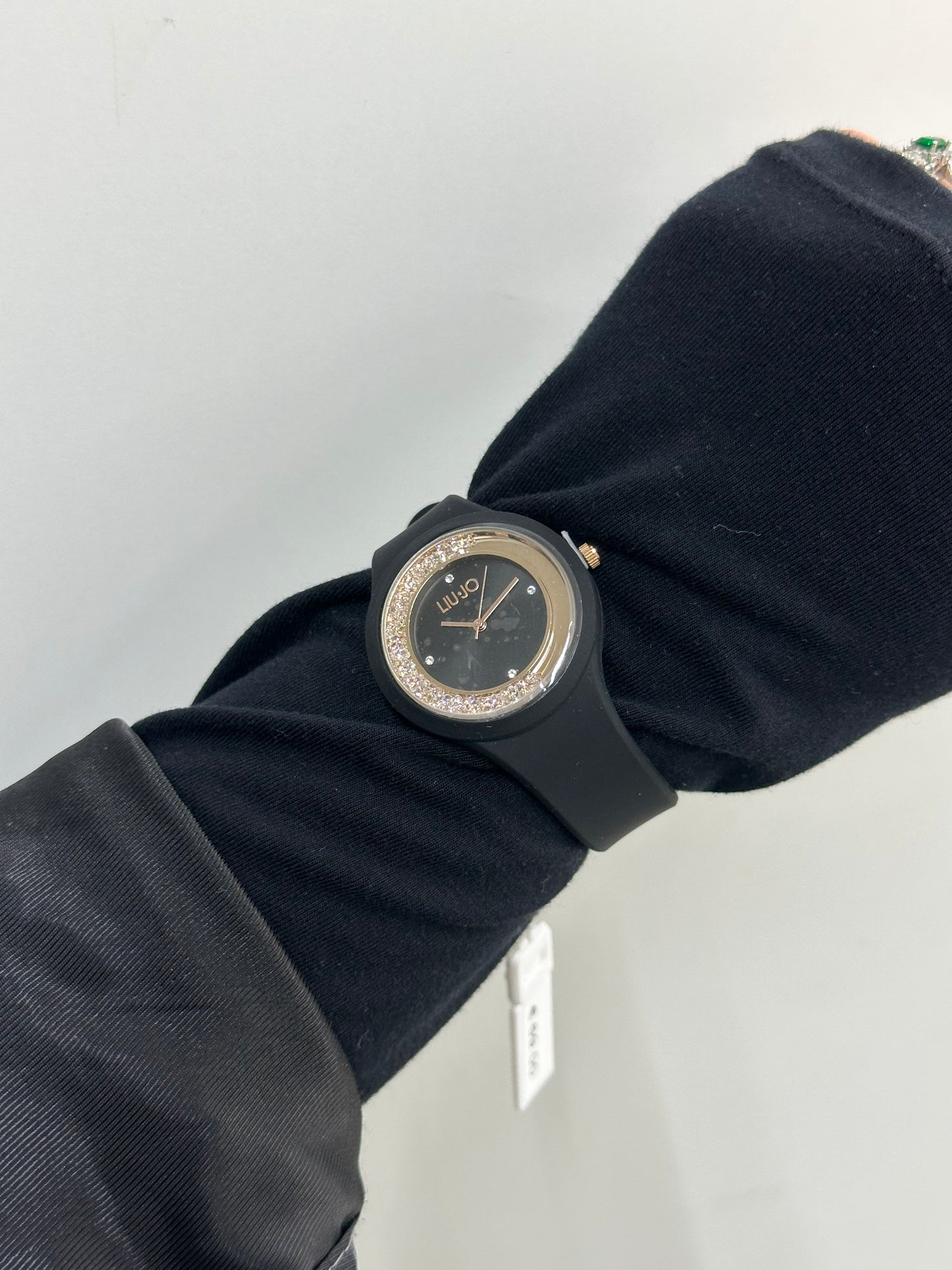 OROLOGIO LIU JO IN GOMMA NERO
