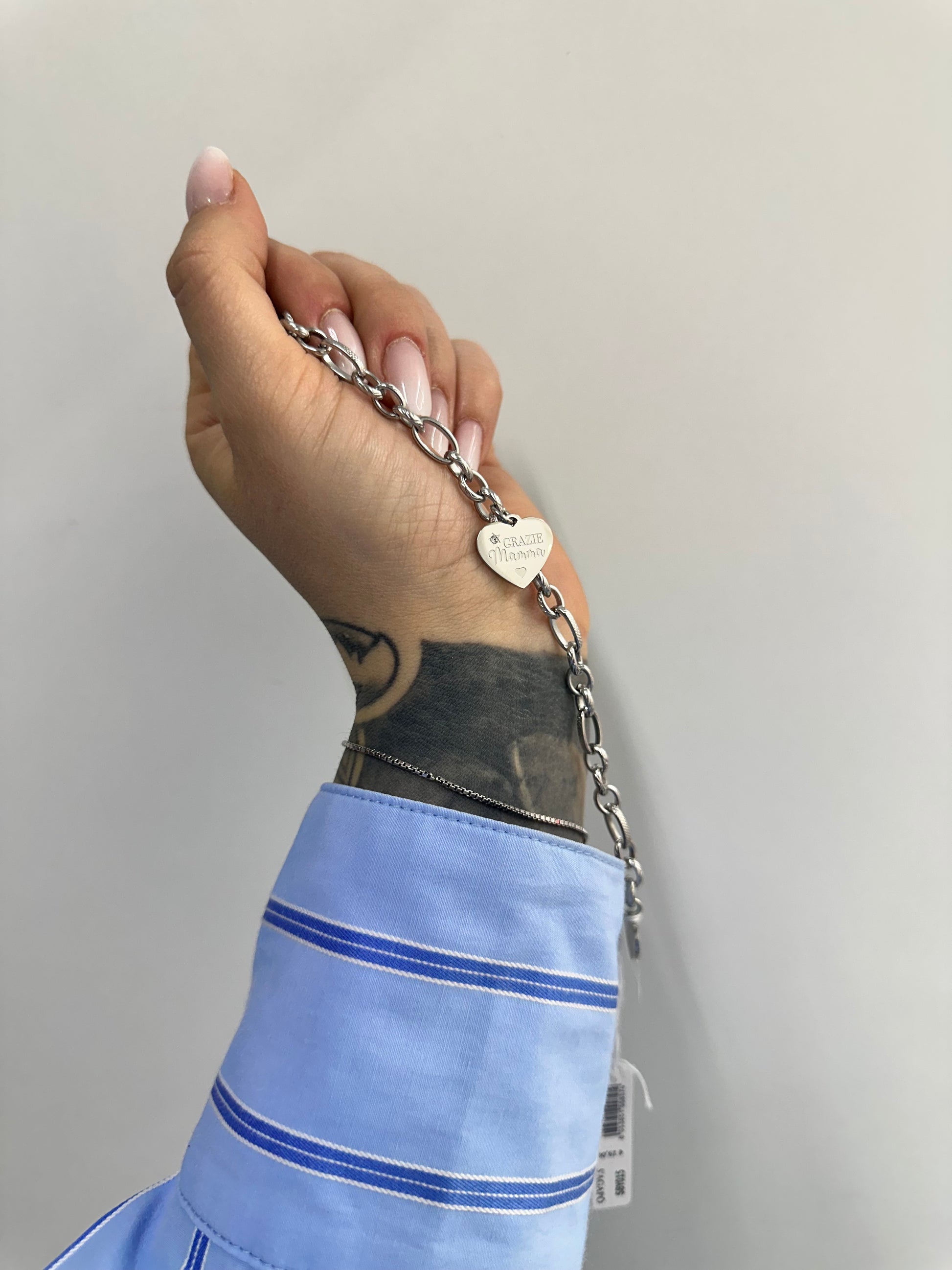 BRACCIALE GRAZIE MAMMA S'AGAPO