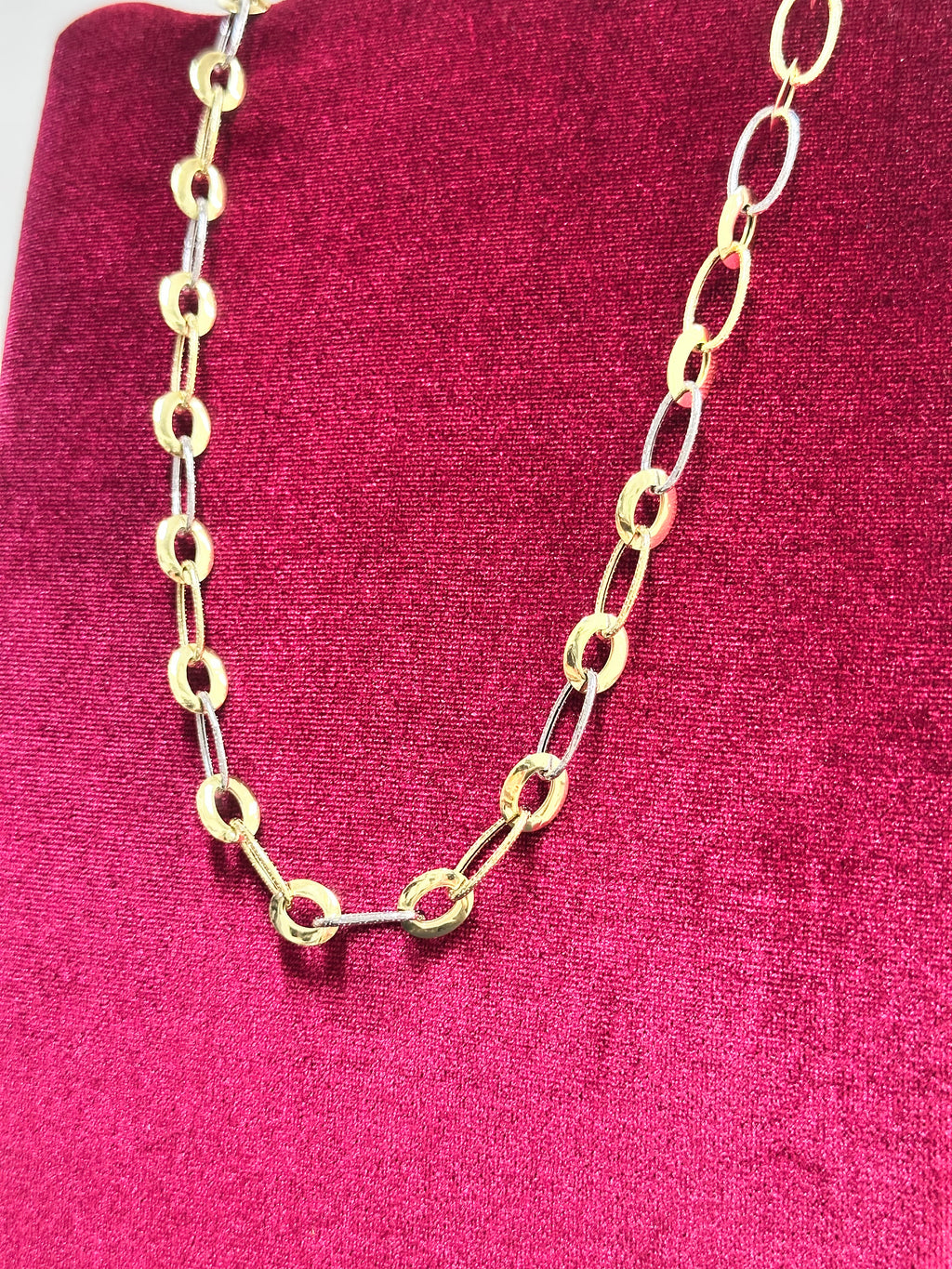 COLLANA ORO 18KT BICOLORE