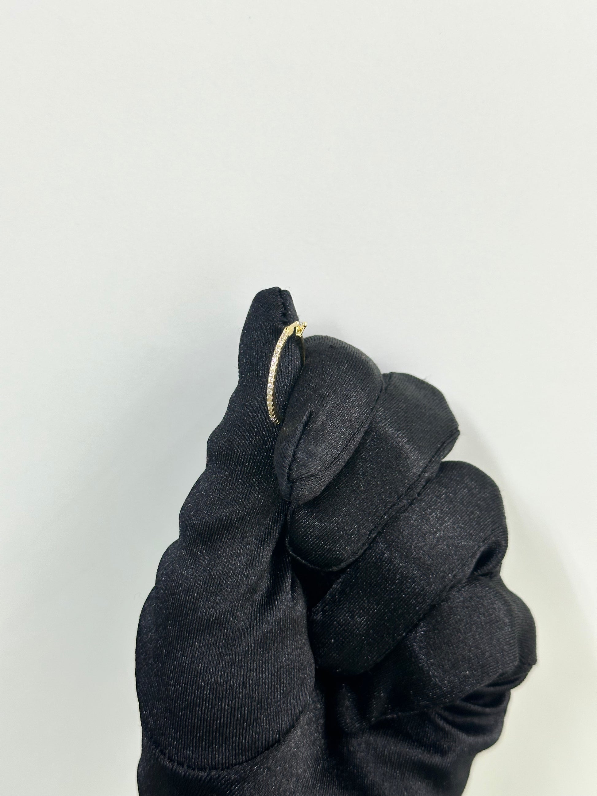 CERCHI ZIRCONATI ORO 18KT