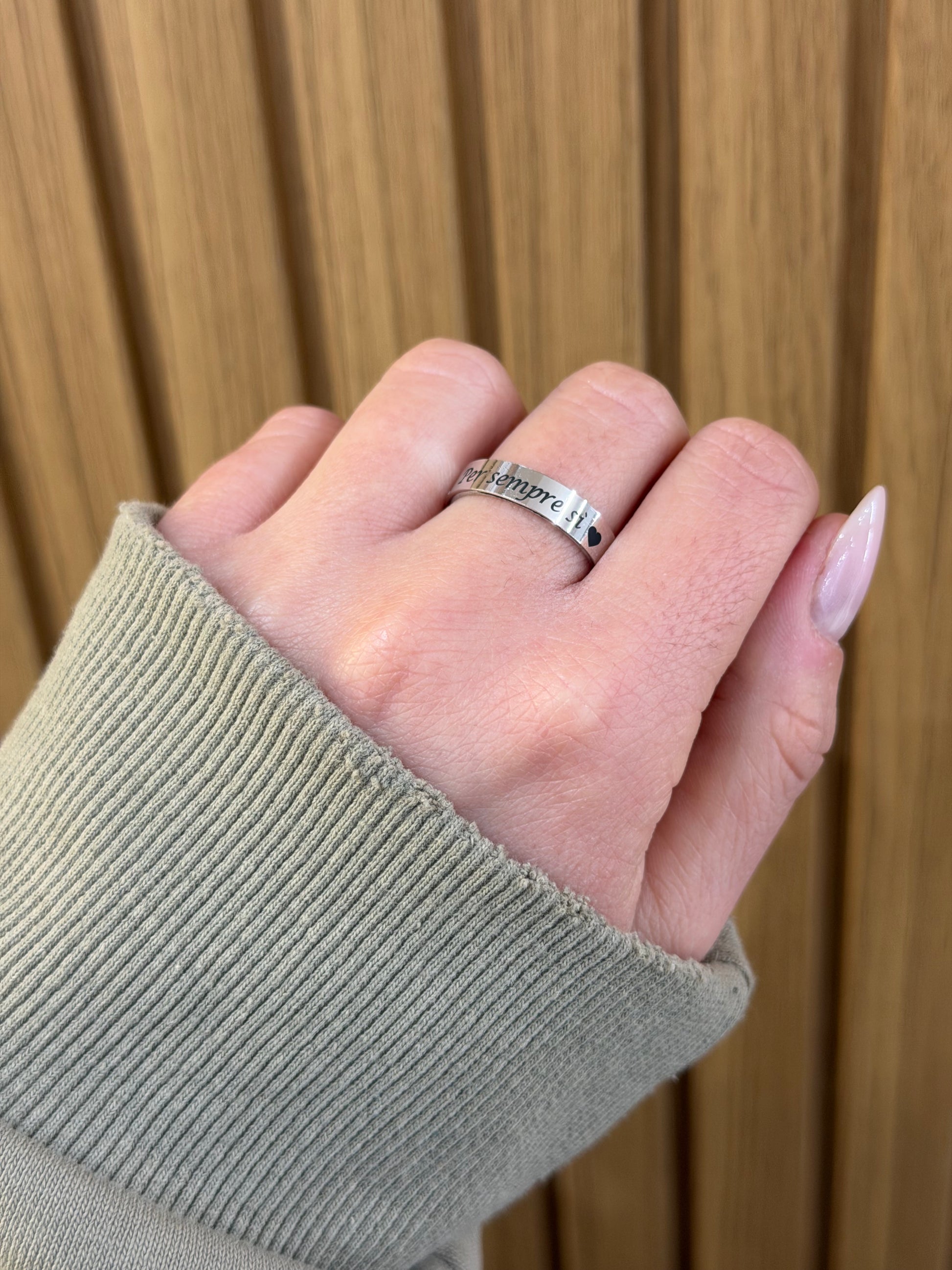 ANELLO PER SEMPRE SÌ ARGENTO 925