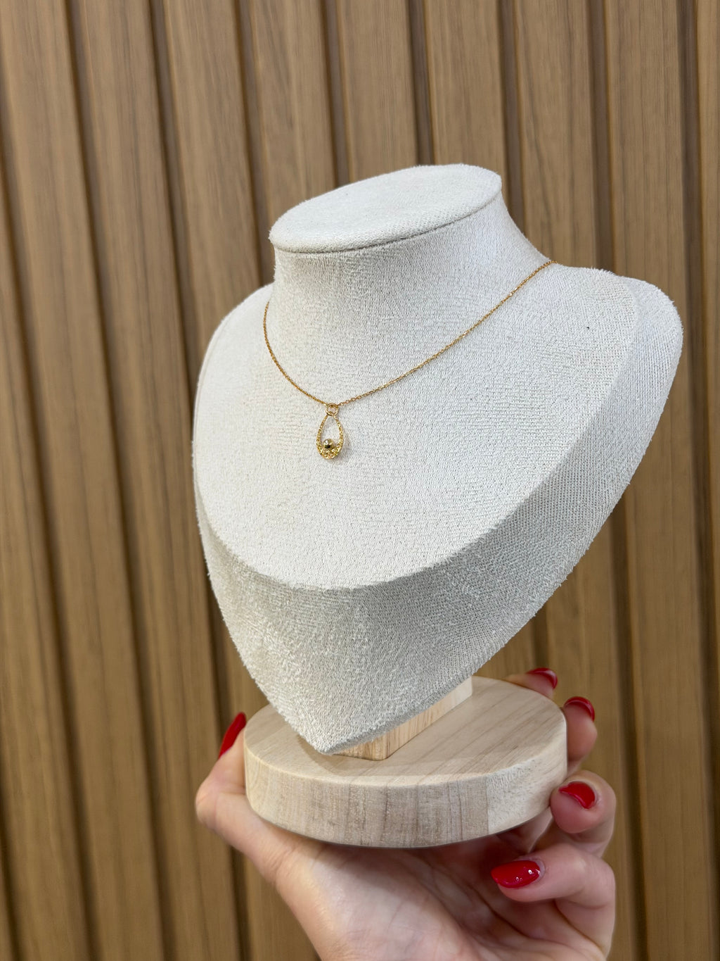 COLLANA GOCCIA DANA ORO 9 CARATI